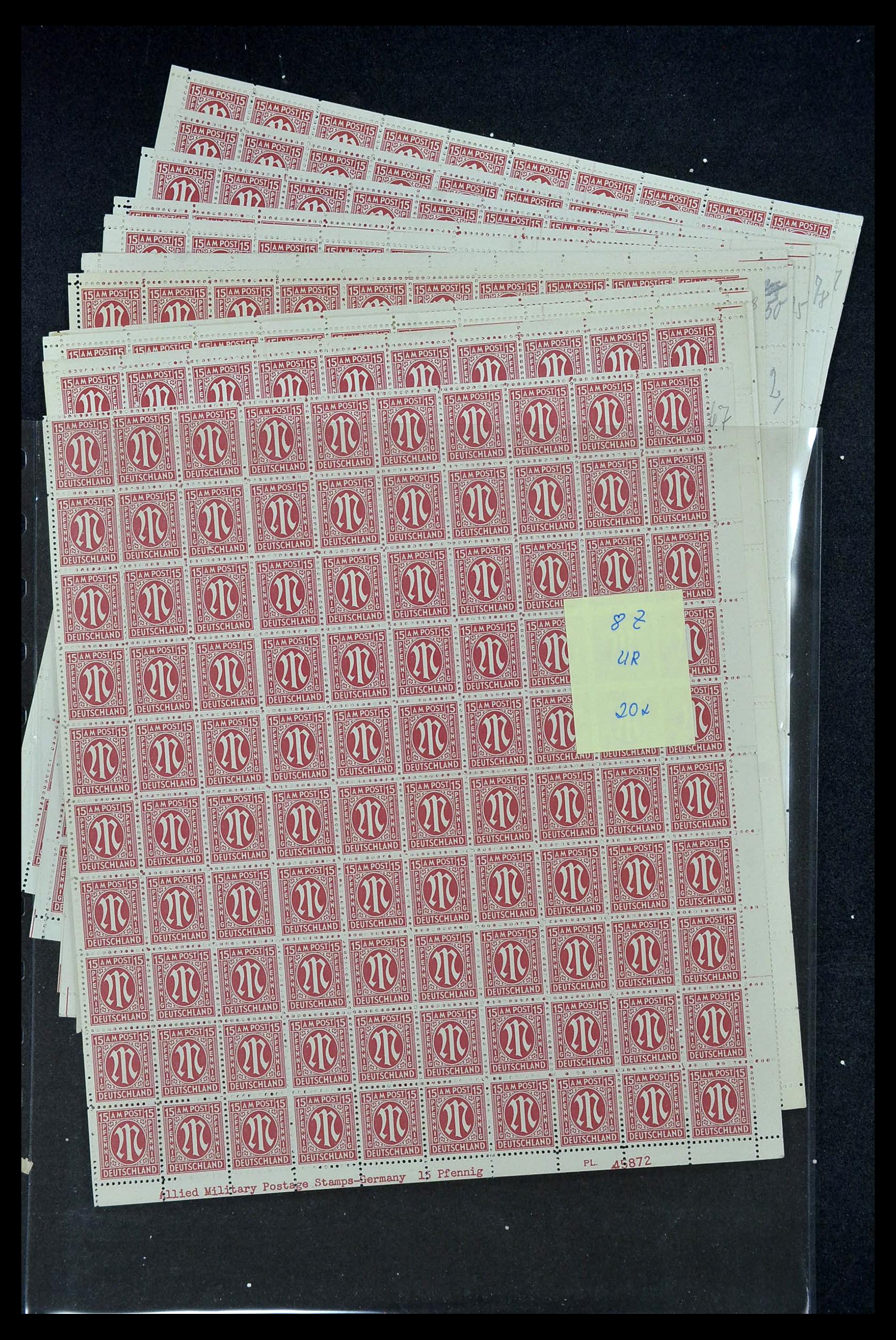 34886 154 - Postzegelverzameling 34886 Geallieerde bezetting 1945.