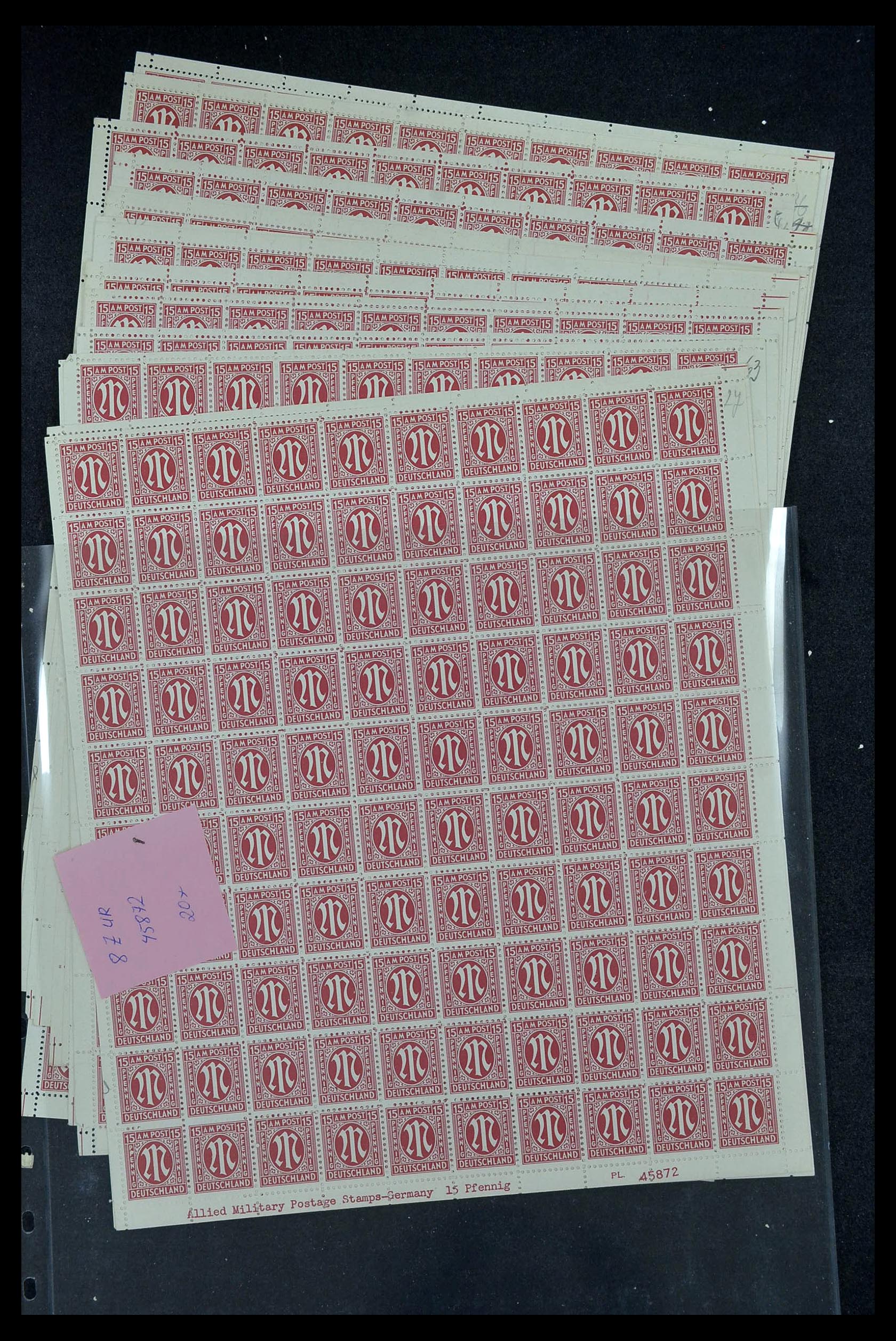 34886 157 - Postzegelverzameling 34886 Geallieerde bezetting 1945.
