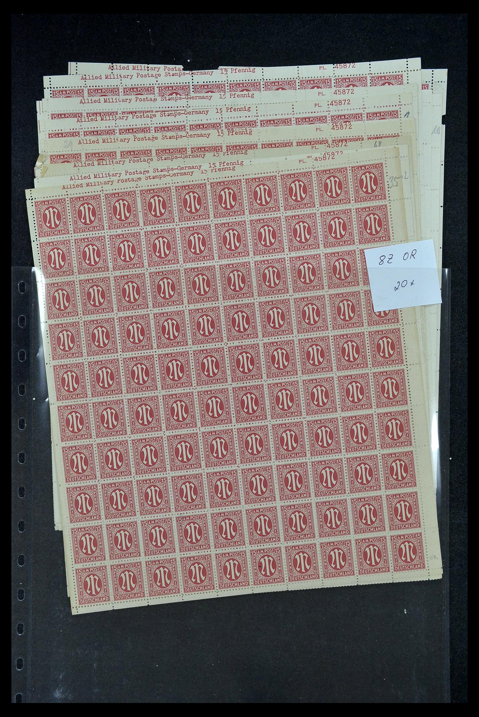 34886 159 - Postzegelverzameling 34886 Geallieerde bezetting 1945.