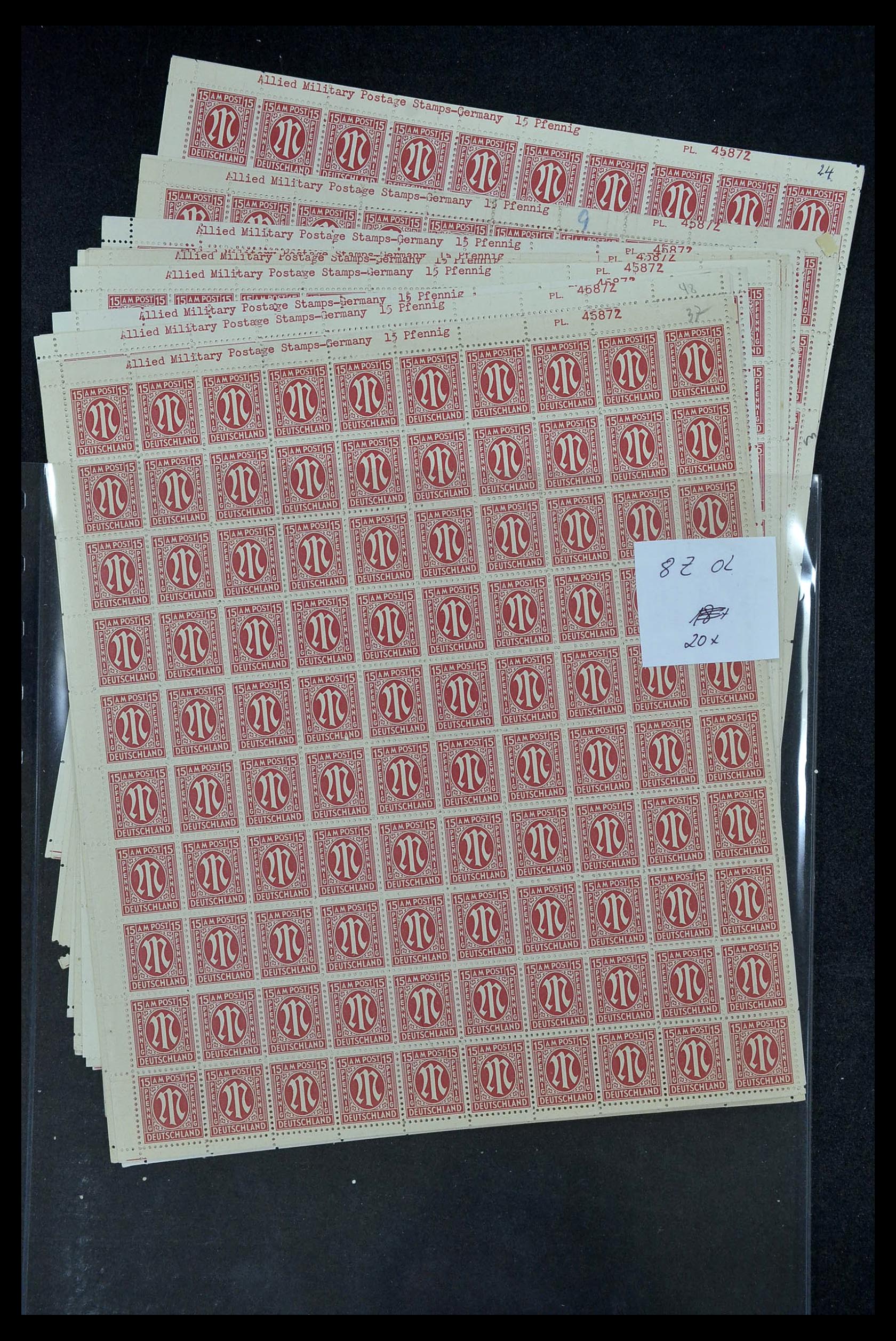 34886 161 - Postzegelverzameling 34886 Geallieerde bezetting 1945.