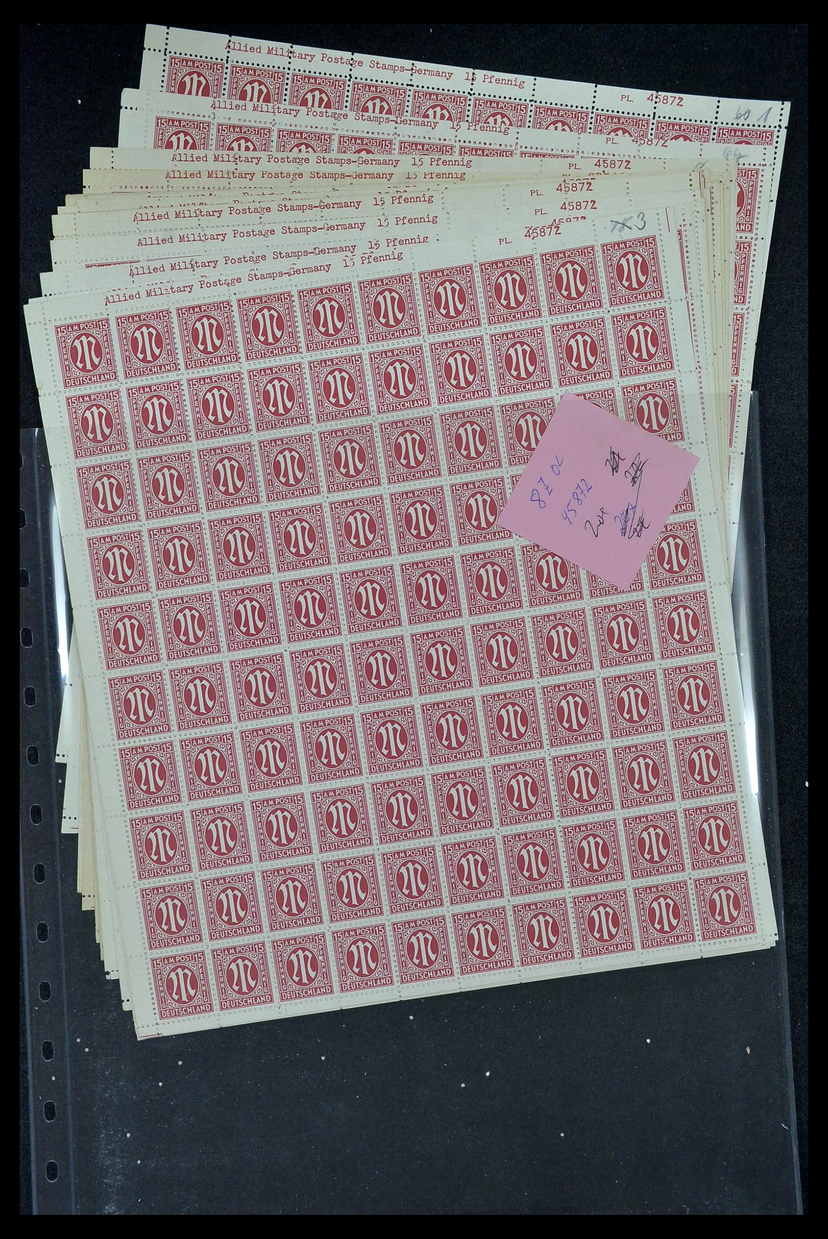 34886 164 - Postzegelverzameling 34886 Geallieerde bezetting 1945.