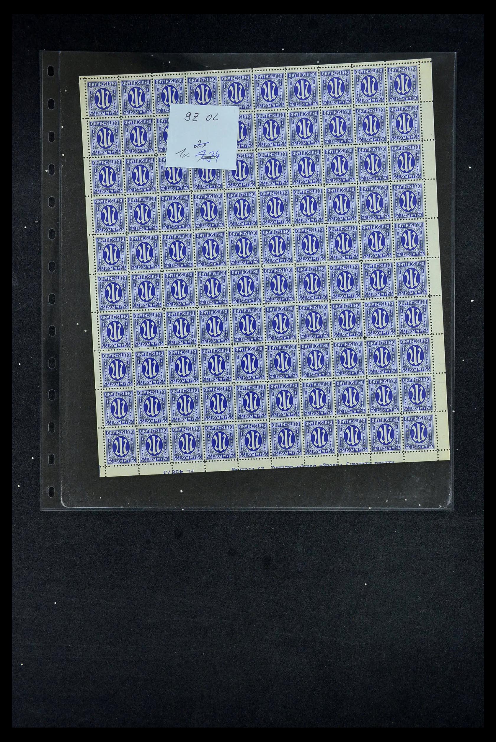 34886 168 - Stamp Collection 34886 Allied occupation 1945.