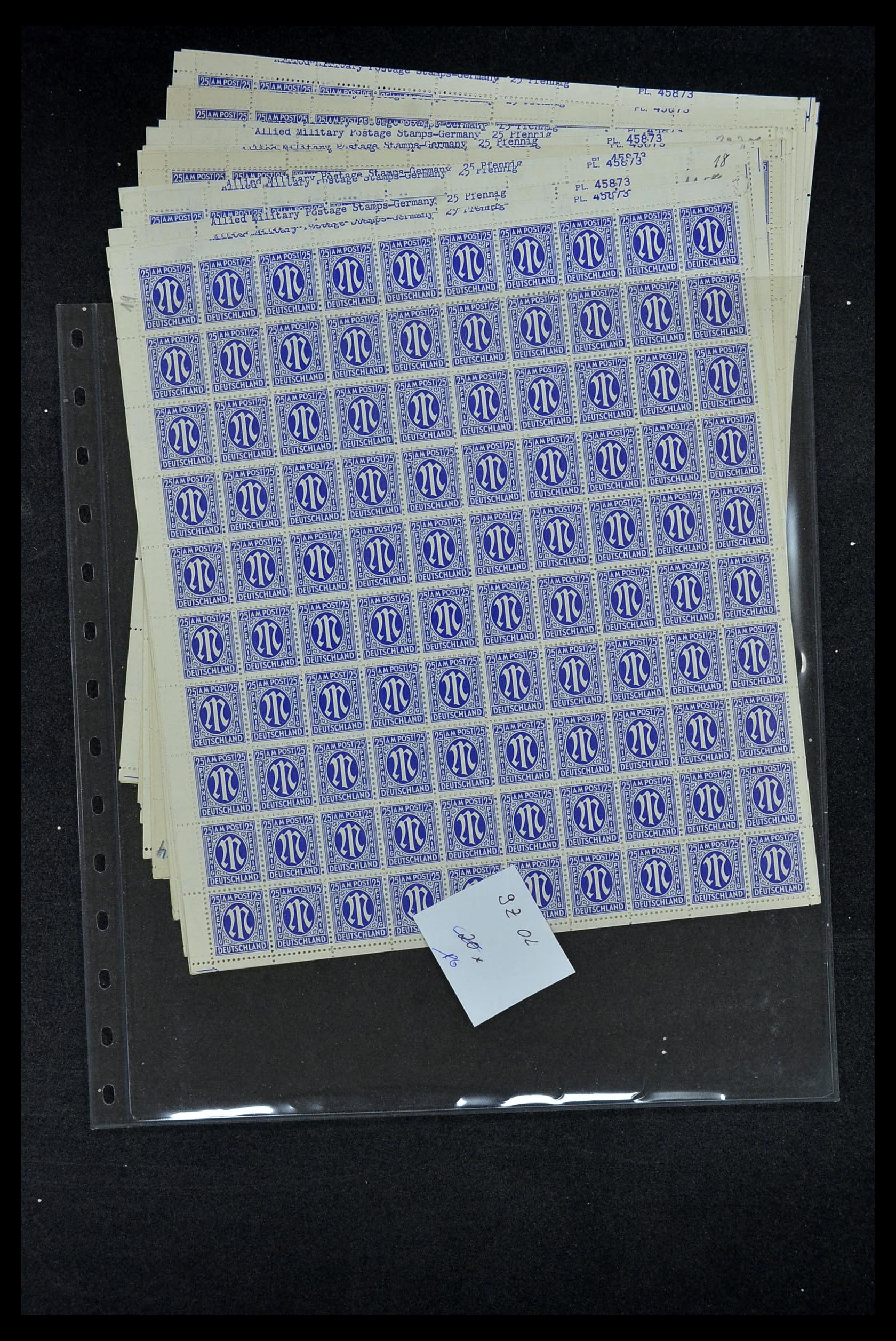 34886 169 - Postzegelverzameling 34886 Geallieerde bezetting 1945.