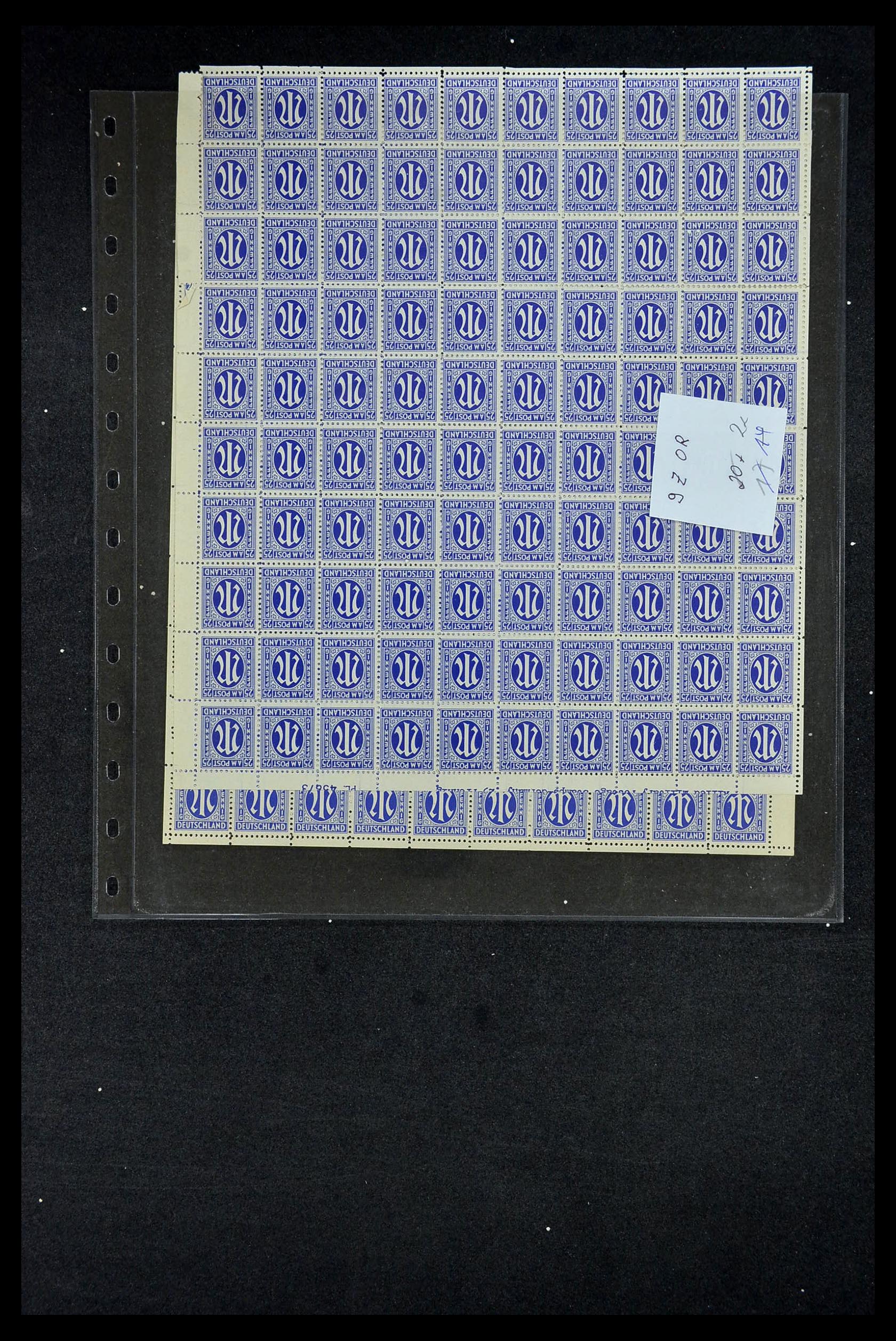 34886 170 - Stamp Collection 34886 Allied occupation 1945.