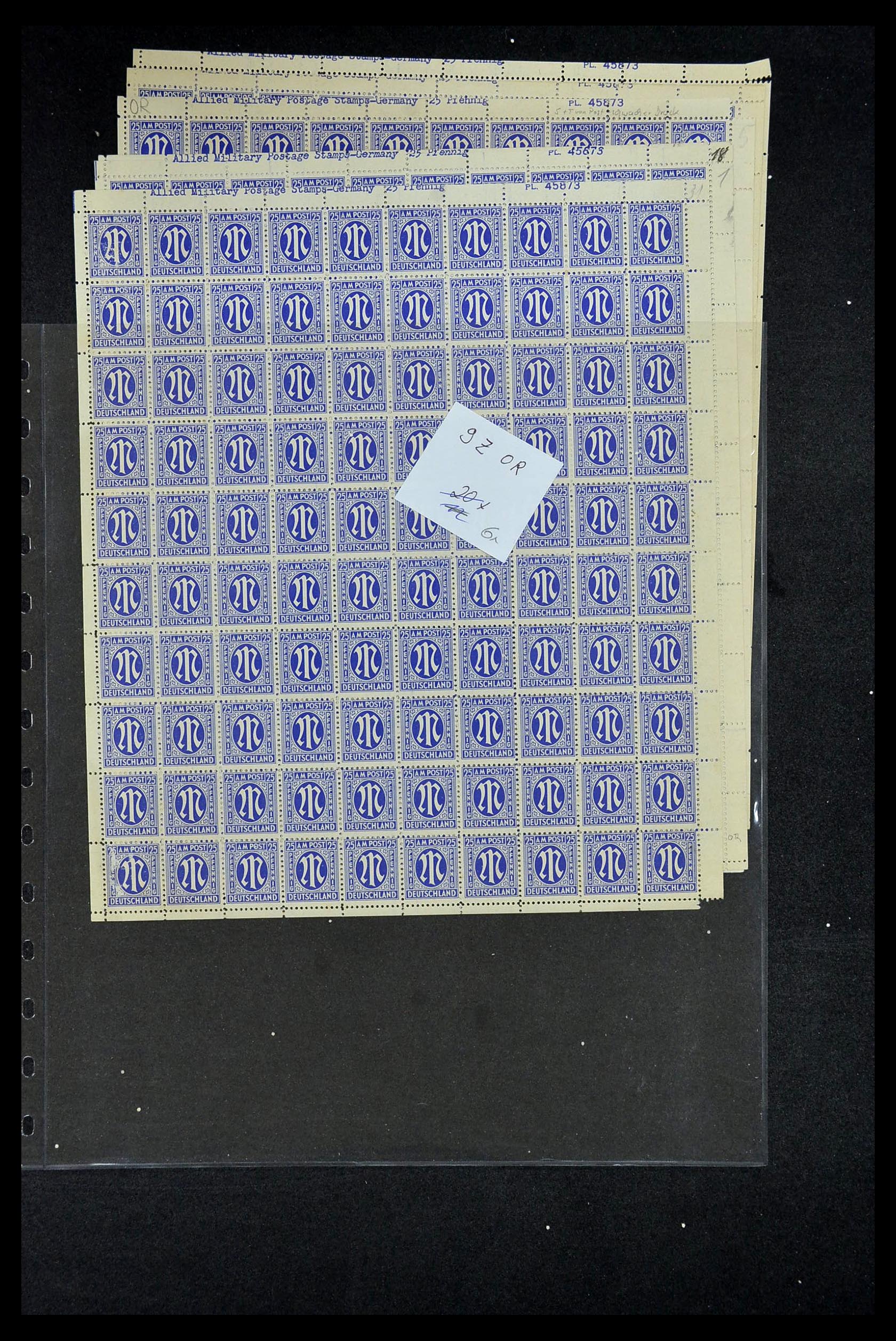34886 171 - Postzegelverzameling 34886 Geallieerde bezetting 1945.