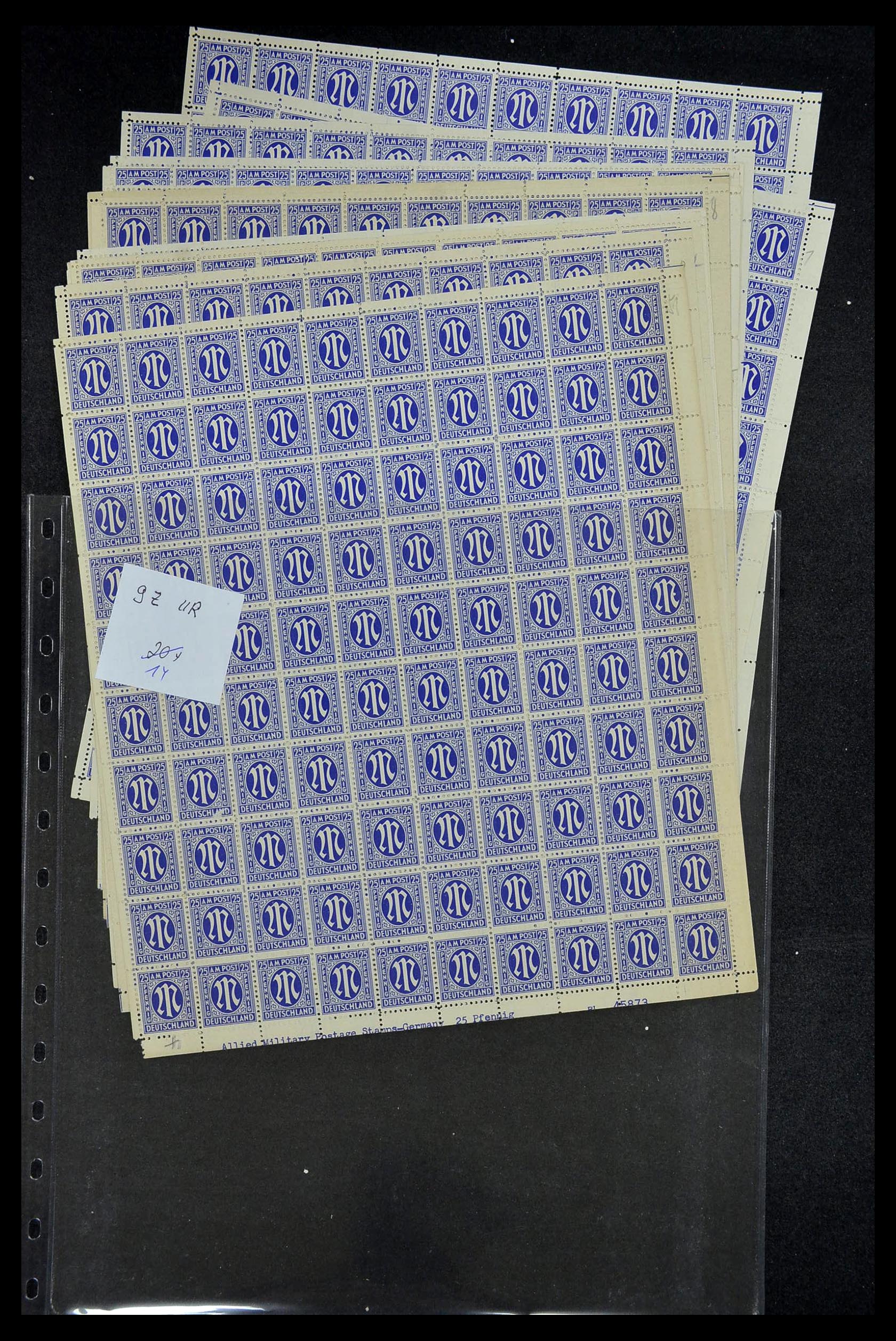34886 172 - Postzegelverzameling 34886 Geallieerde bezetting 1945.