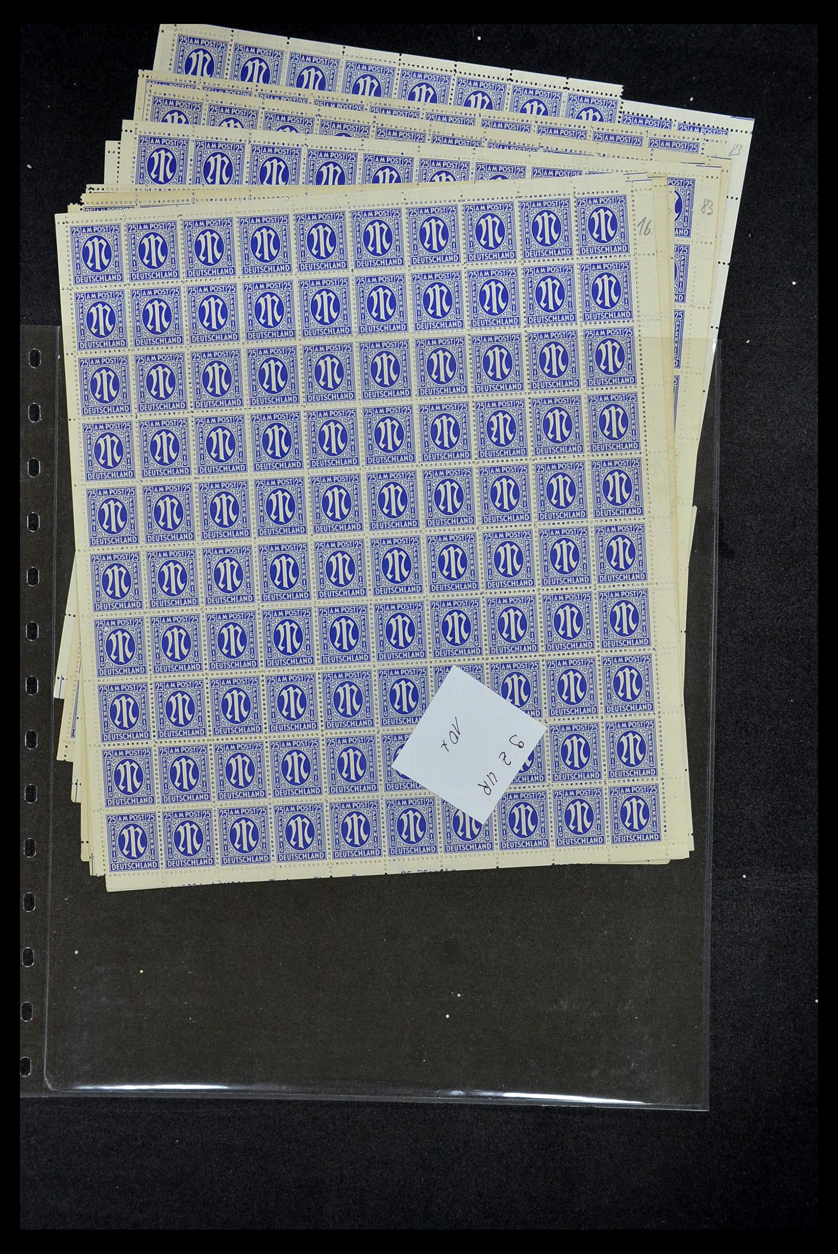 34886 173 - Postzegelverzameling 34886 Geallieerde bezetting 1945.