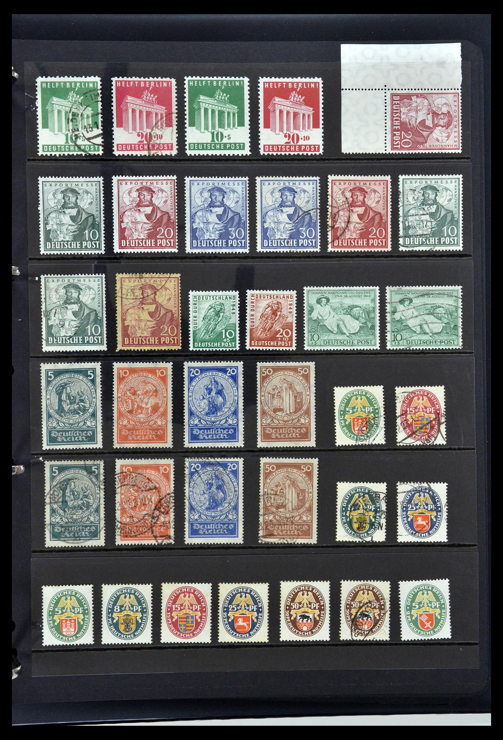 34888 055 - Stamp Collection 34888 Germany 1850-1997.