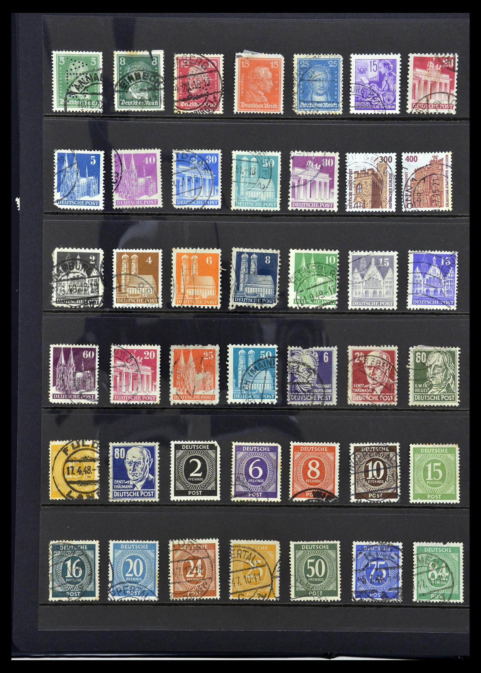 34888 070 - Stamp Collection 34888 Germany 1850-1997.