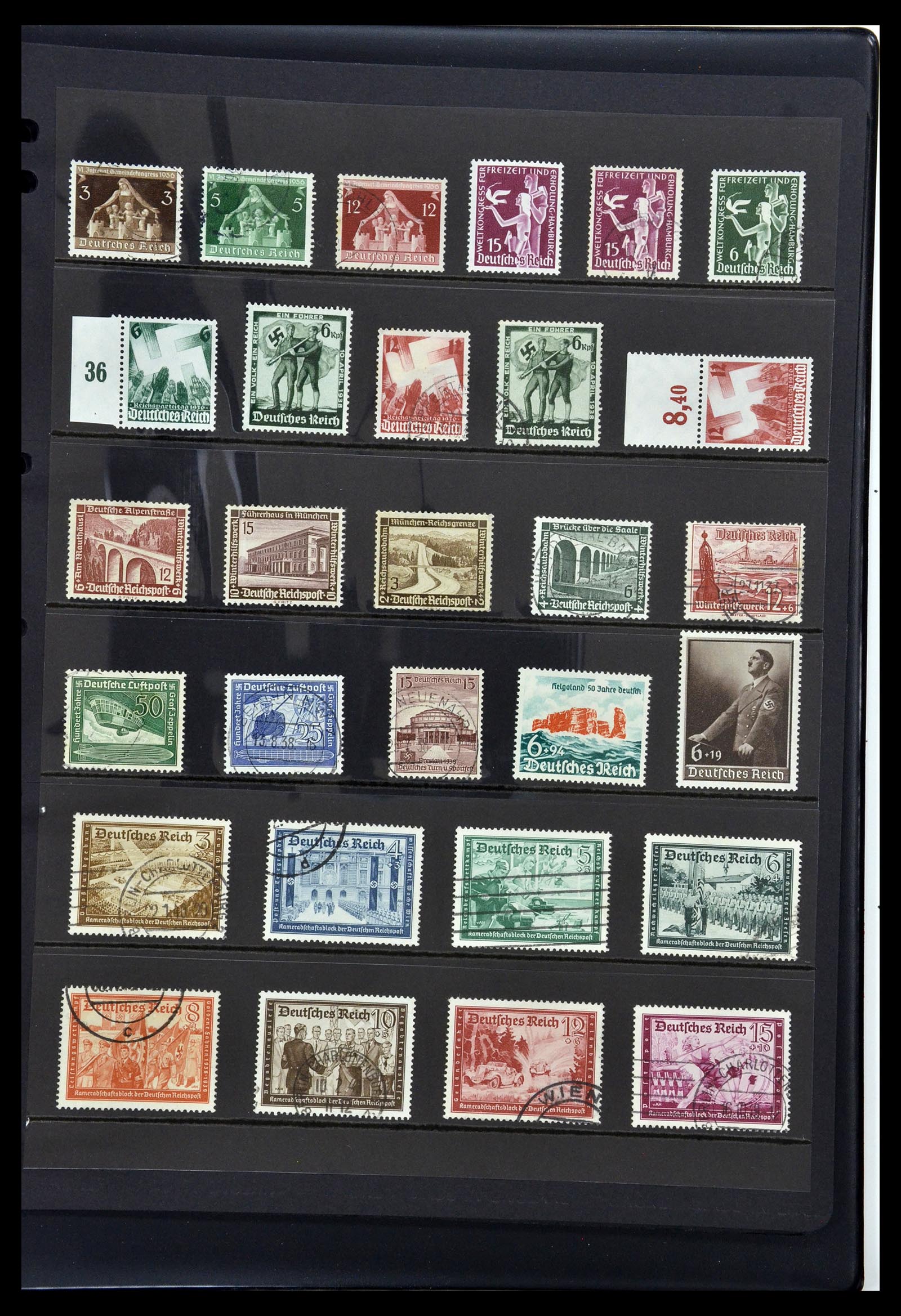 34888 080 - Stamp Collection 34888 Germany 1850-1997.