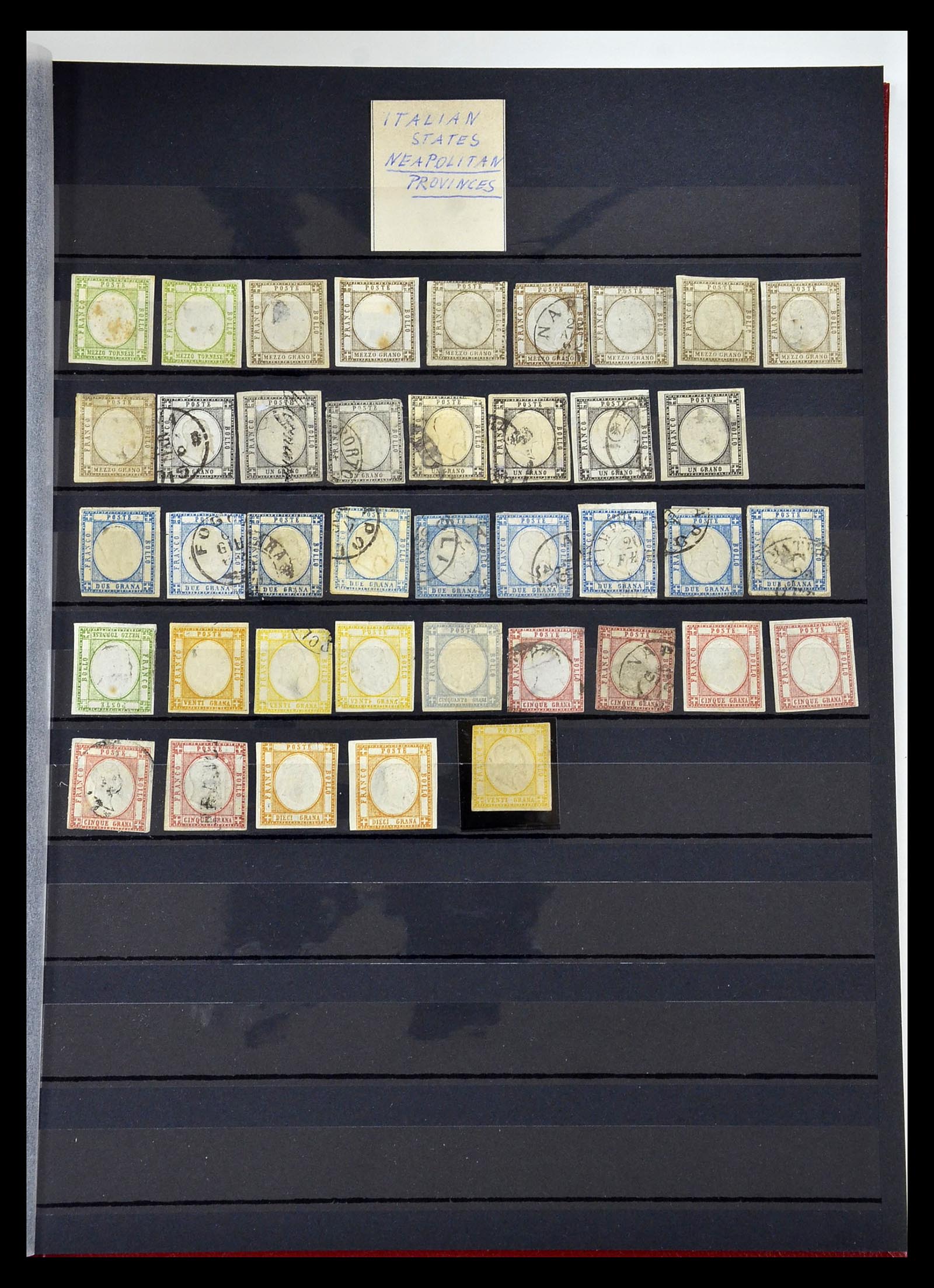 34890 003 - Postzegelverzameling 34890 Italiaanse Staten 1850-1868.
