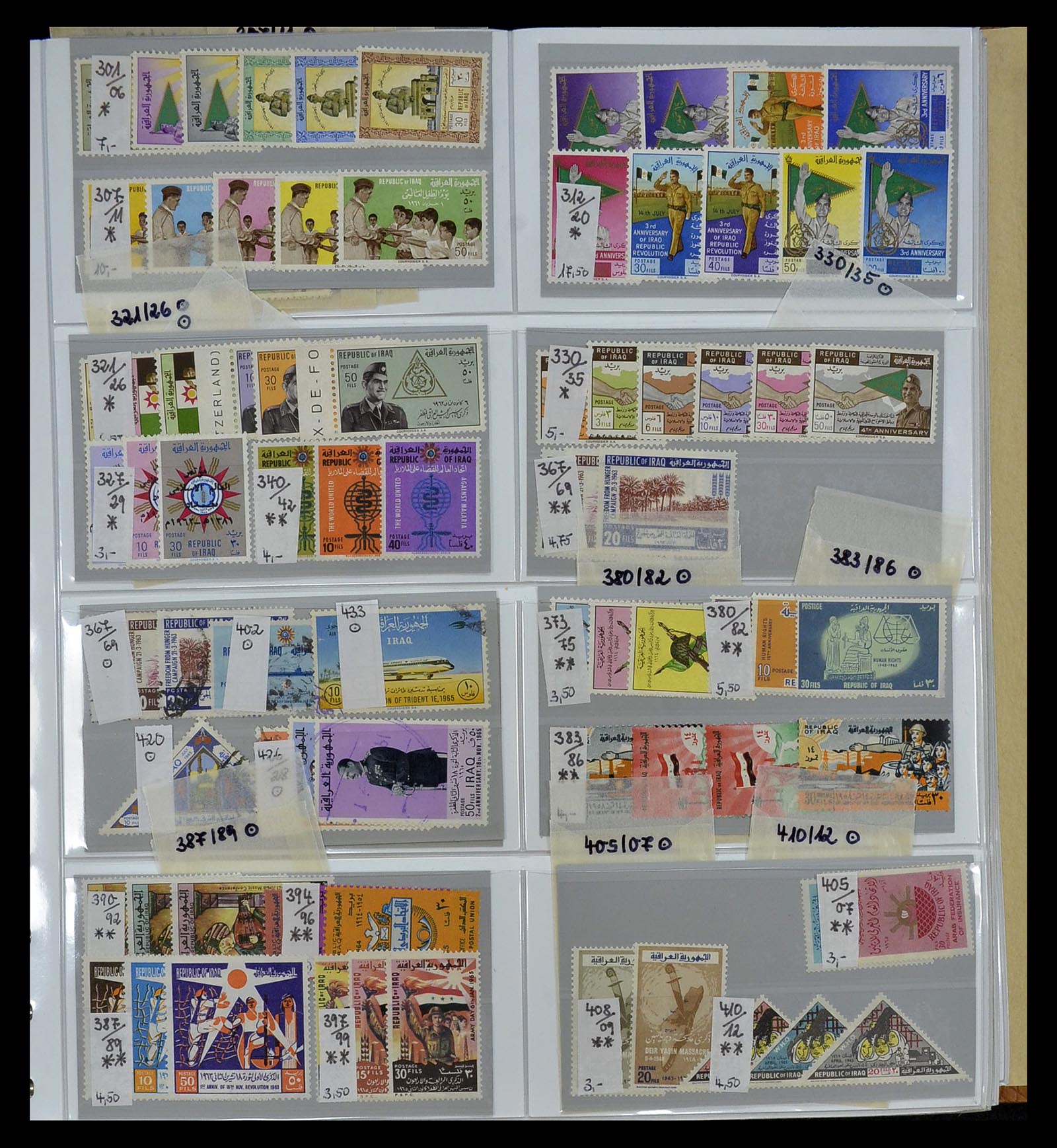 34891 006 - Postzegelverzameling 34891 Midden Oosten en Azië 1880-1980.