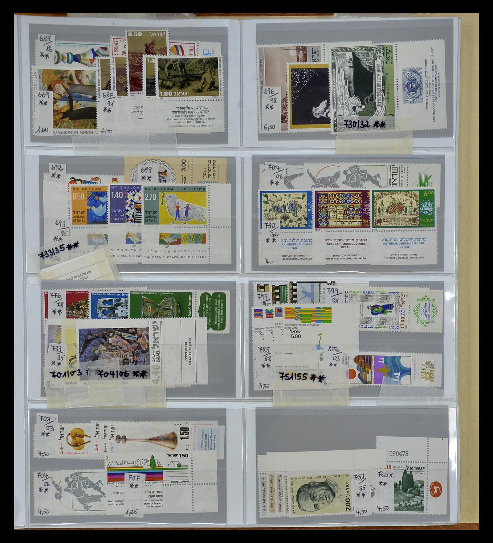 34891 022 - Postzegelverzameling 34891 Midden Oosten en Azië 1880-1980.