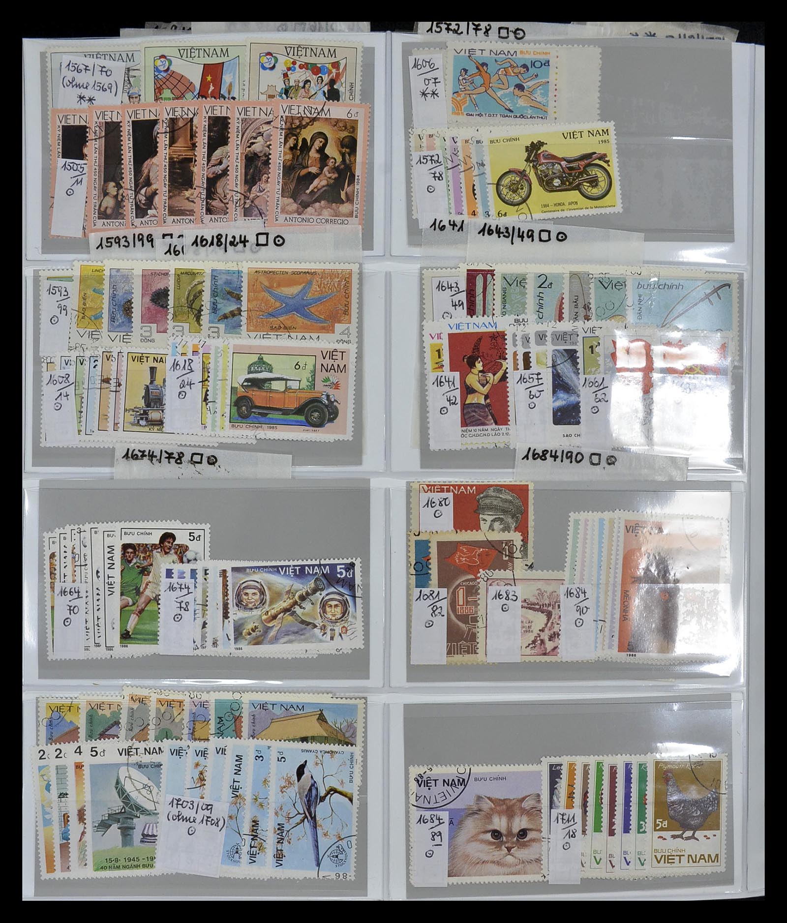 34891 081 - Postzegelverzameling 34891 Midden Oosten en Azië 1880-1980.