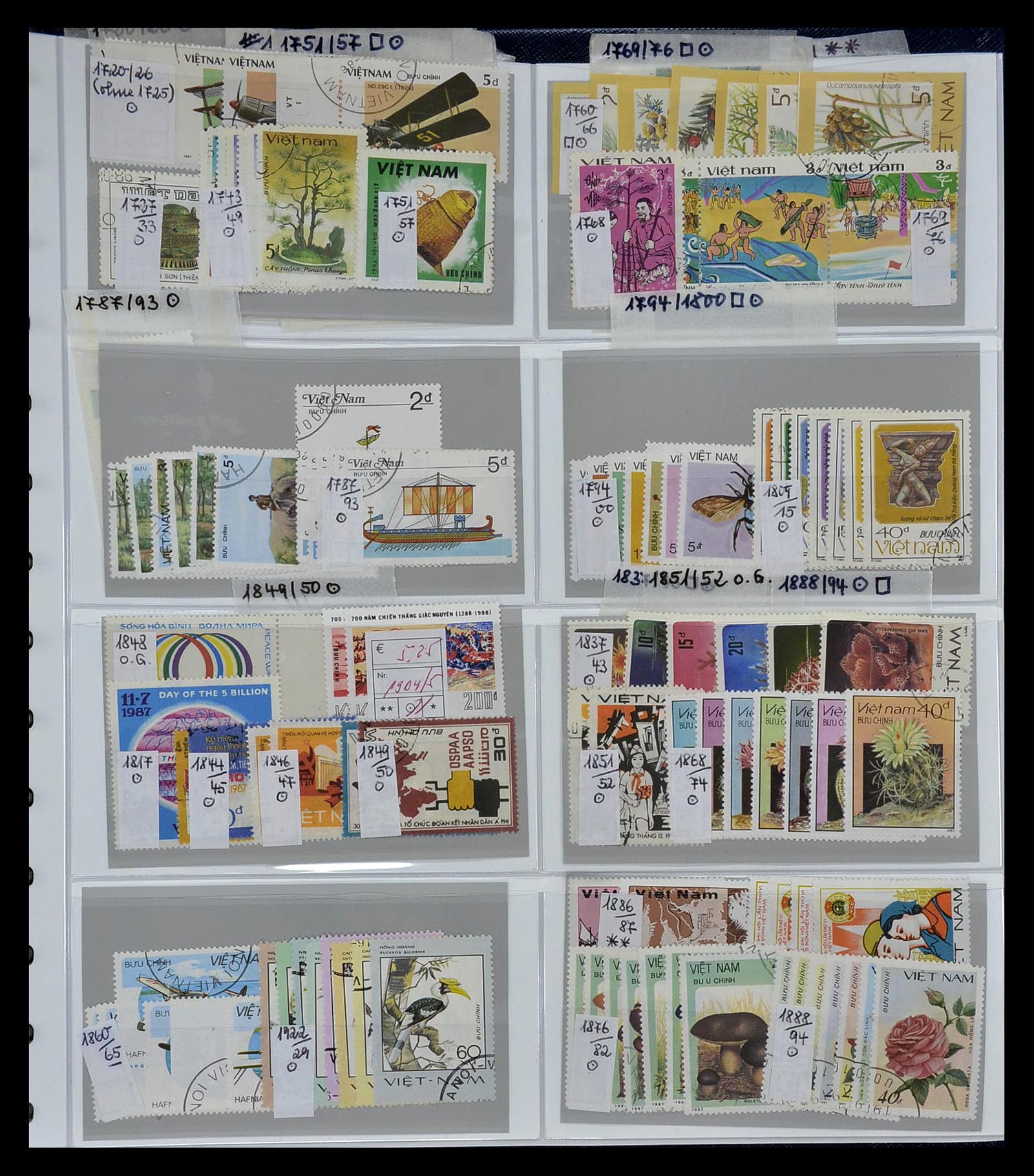 34891 082 - Postzegelverzameling 34891 Midden Oosten en Azië 1880-1980.