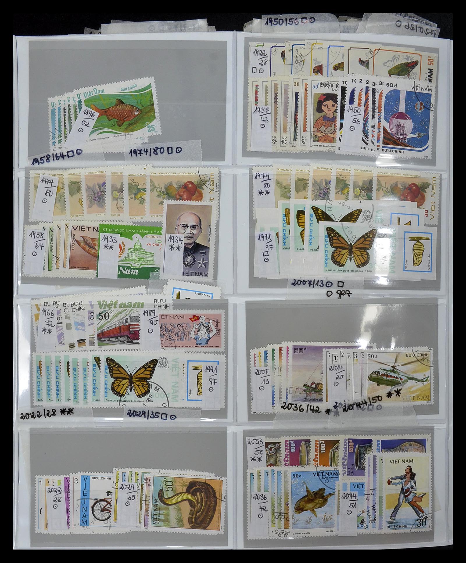34891 084 - Postzegelverzameling 34891 Midden Oosten en Azië 1880-1980.