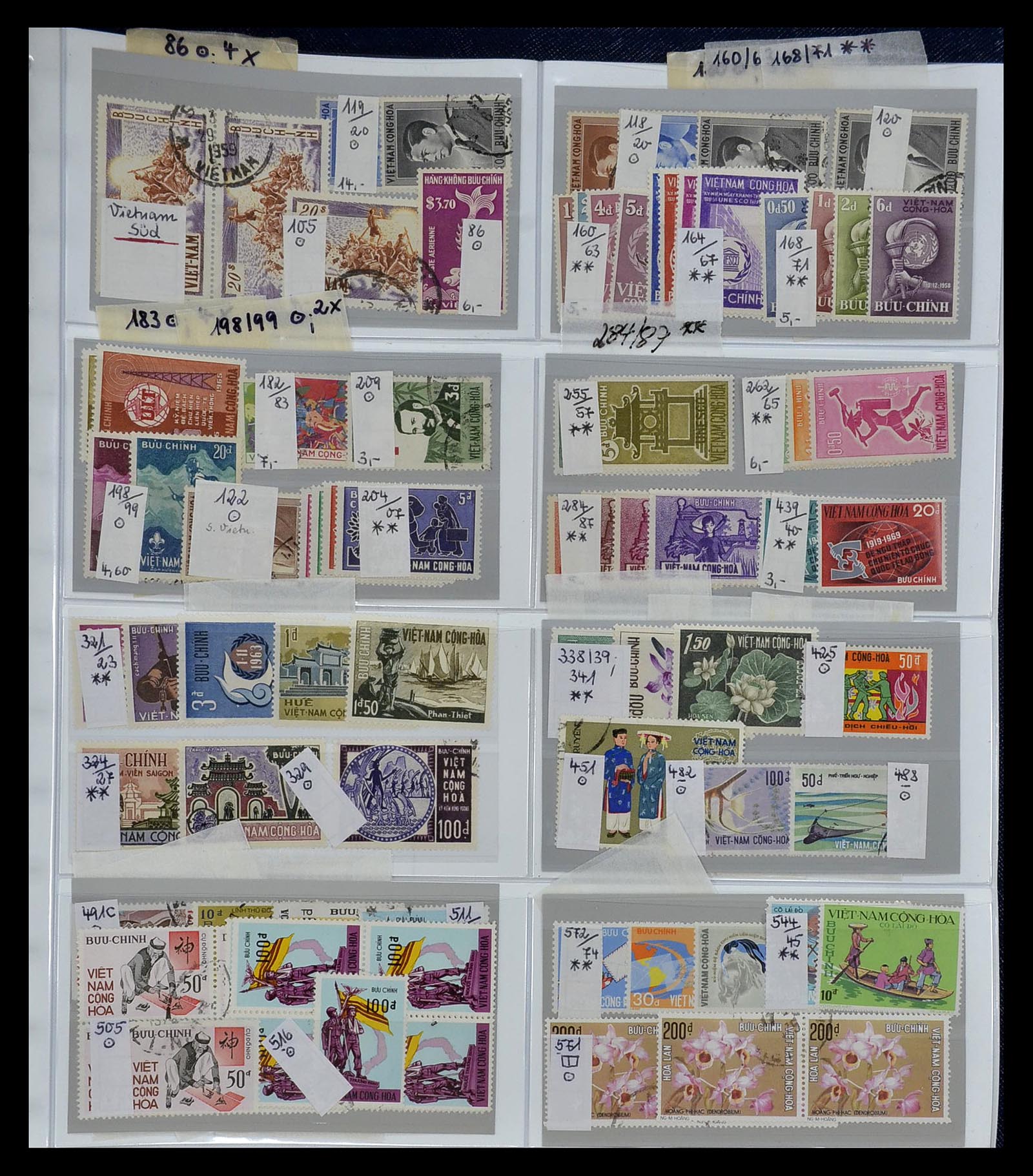 34891 087 - Postzegelverzameling 34891 Midden Oosten en Azië 1880-1980.