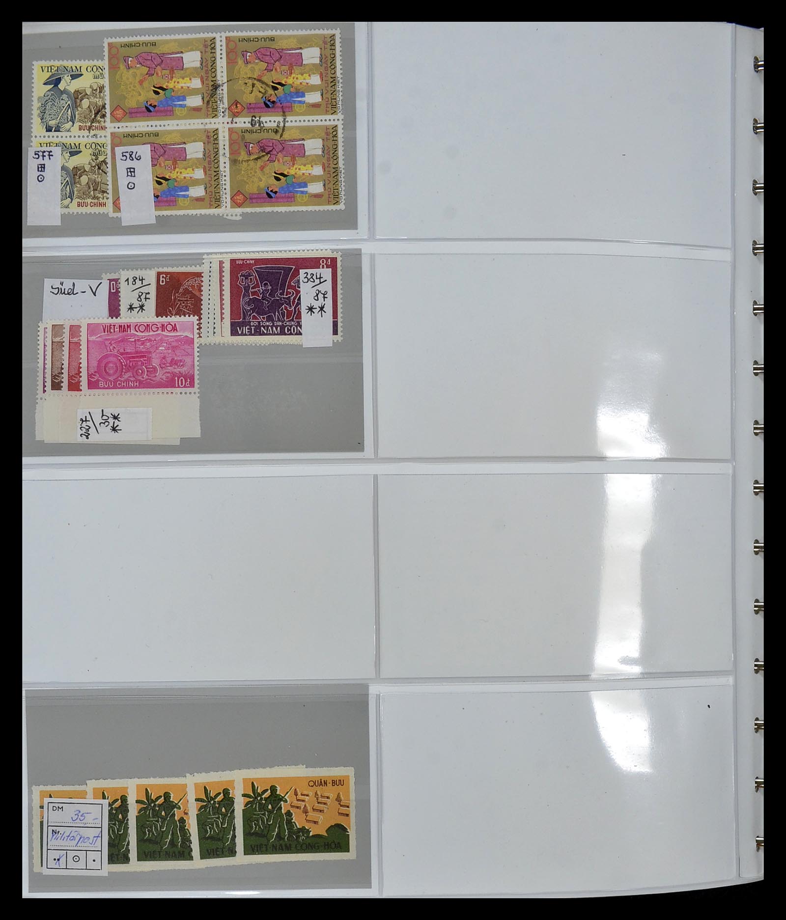 34891 089 - Postzegelverzameling 34891 Midden Oosten en Azië 1880-1980.