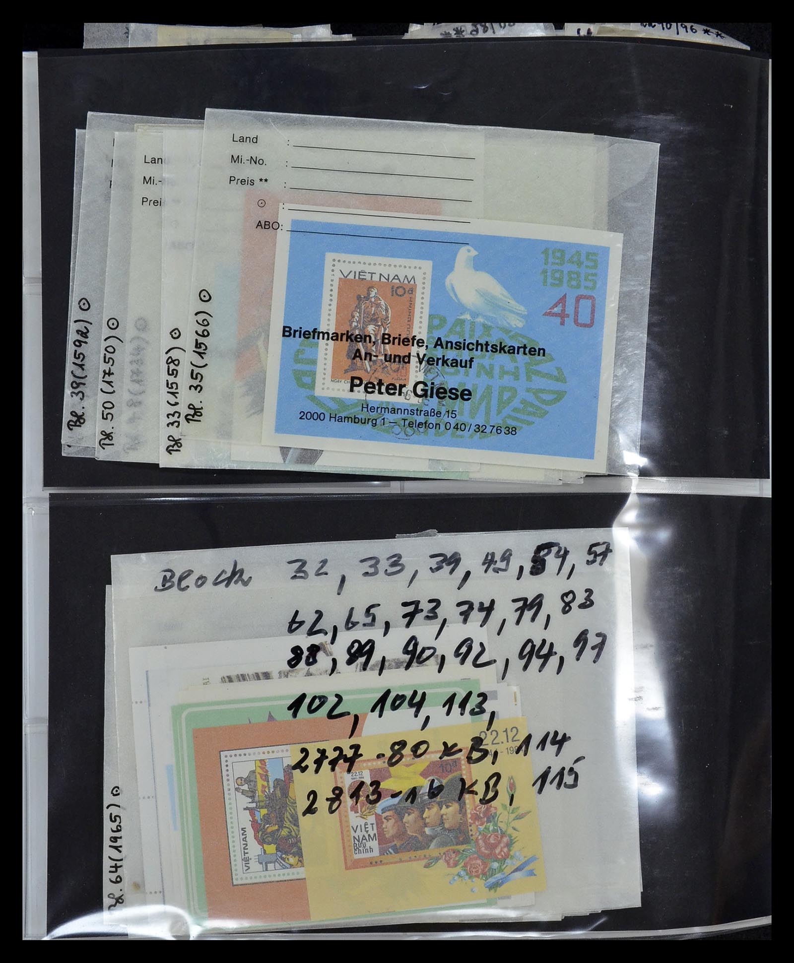 34891 091 - Postzegelverzameling 34891 Midden Oosten en Azië 1880-1980.