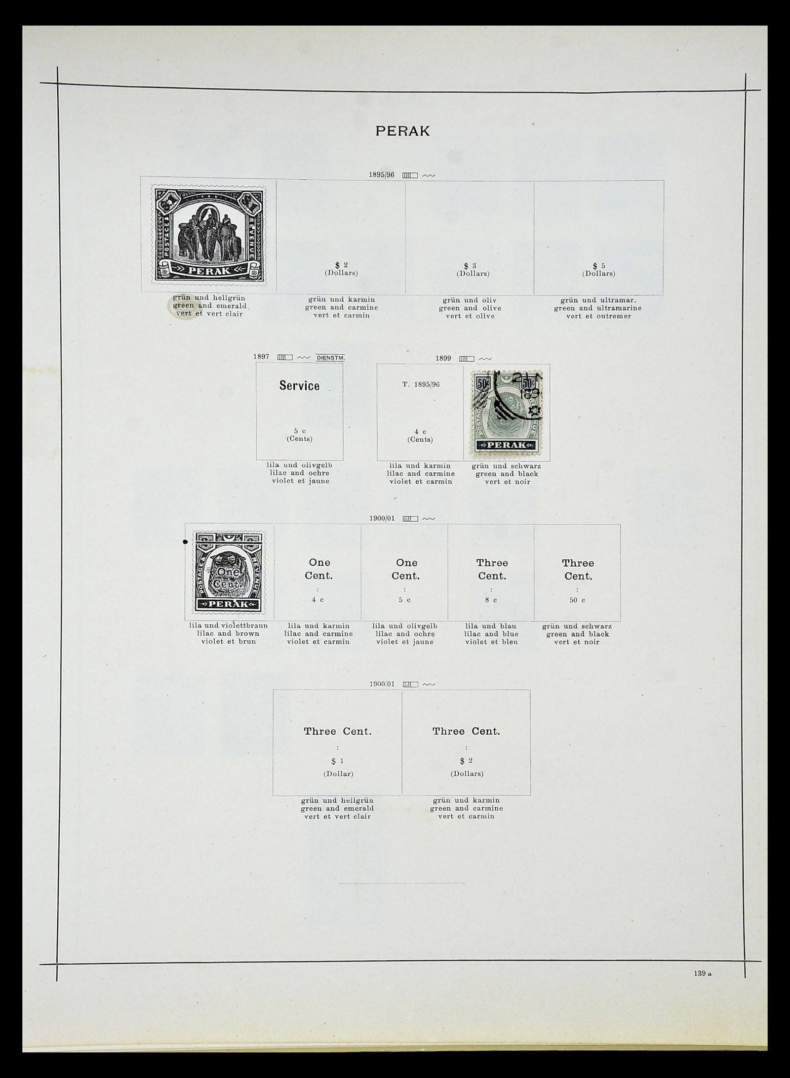 34892 027 - Stamp Collection 34892 Straits Settlements, Malaysia and Singapore 1868-