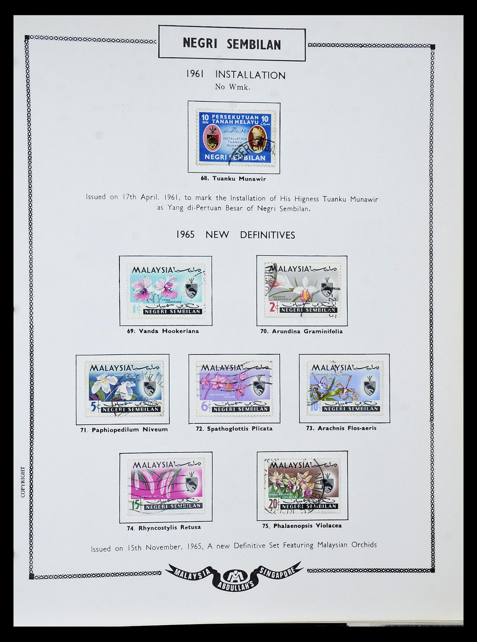 34892 076 - Postzegelverzameling 34892 Straits Settlements, Maleisië en Singapore
