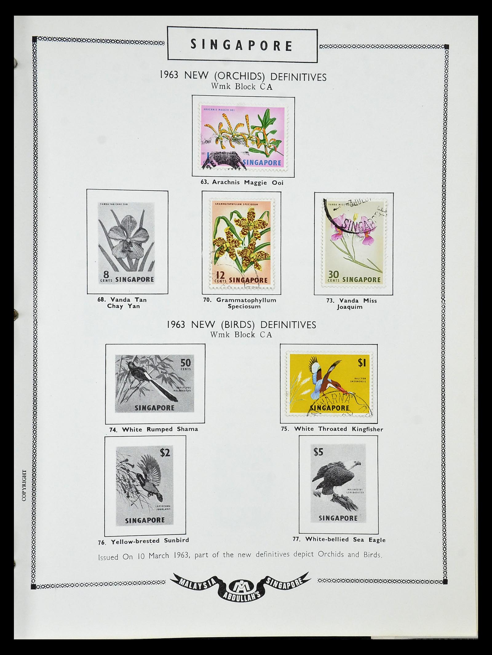 34892 110 - Postzegelverzameling 34892 Straits Settlements, Maleisië en Singapore