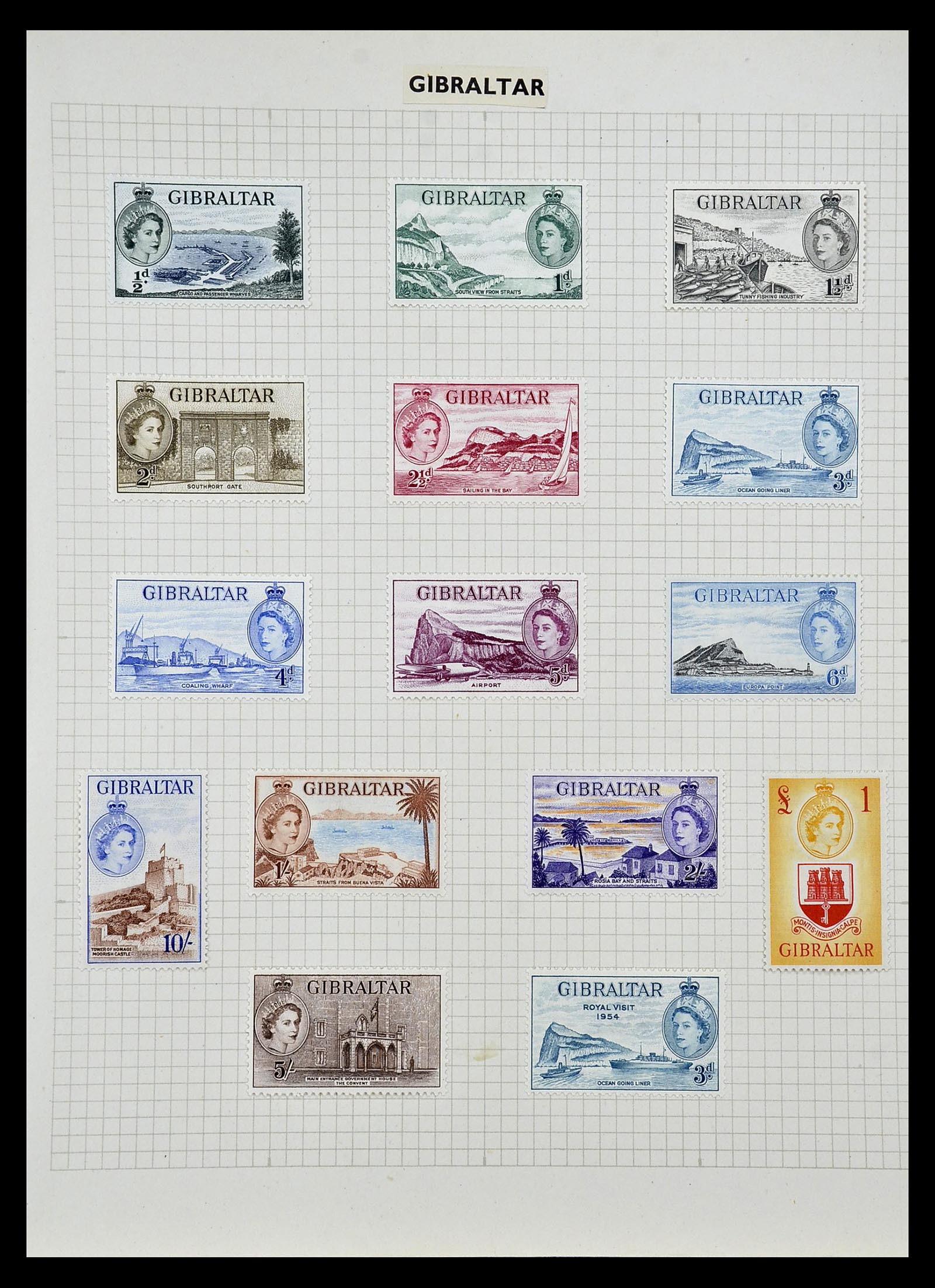 34893 002 - Postzegelverzameling 34893 Engeland en koloniën 1840-1960.