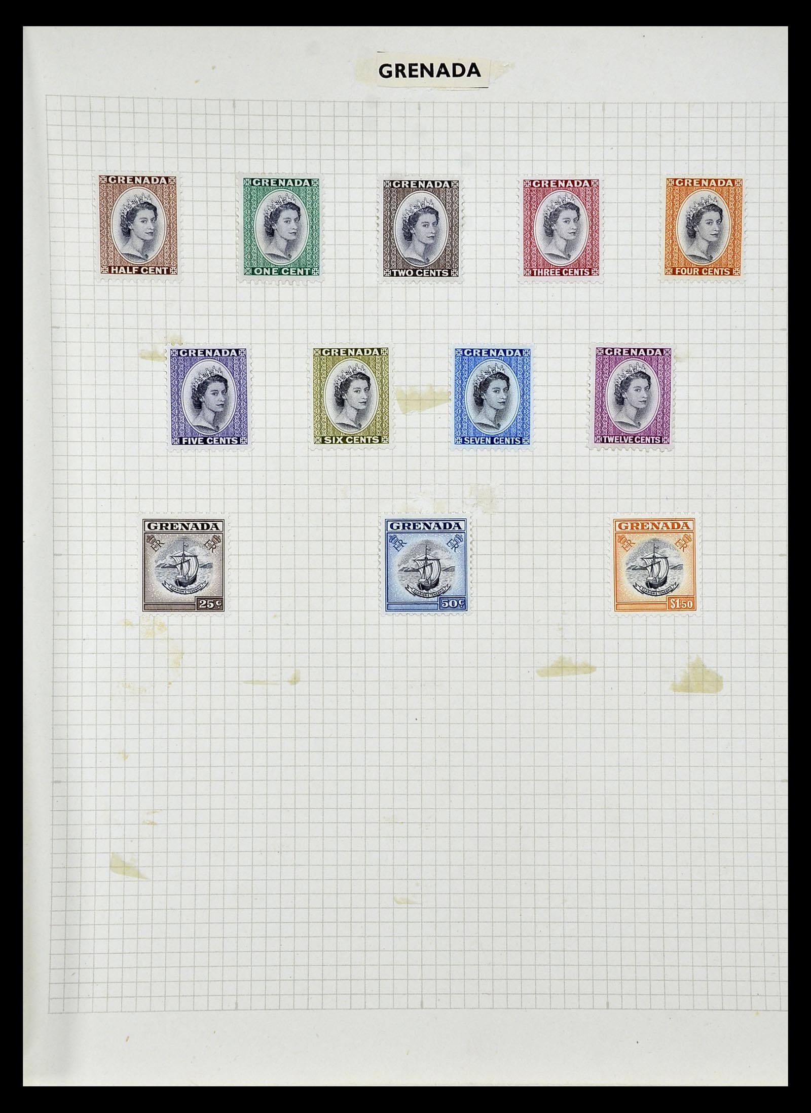 34893 012 - Postzegelverzameling 34893 Engeland en koloniën 1840-1960.