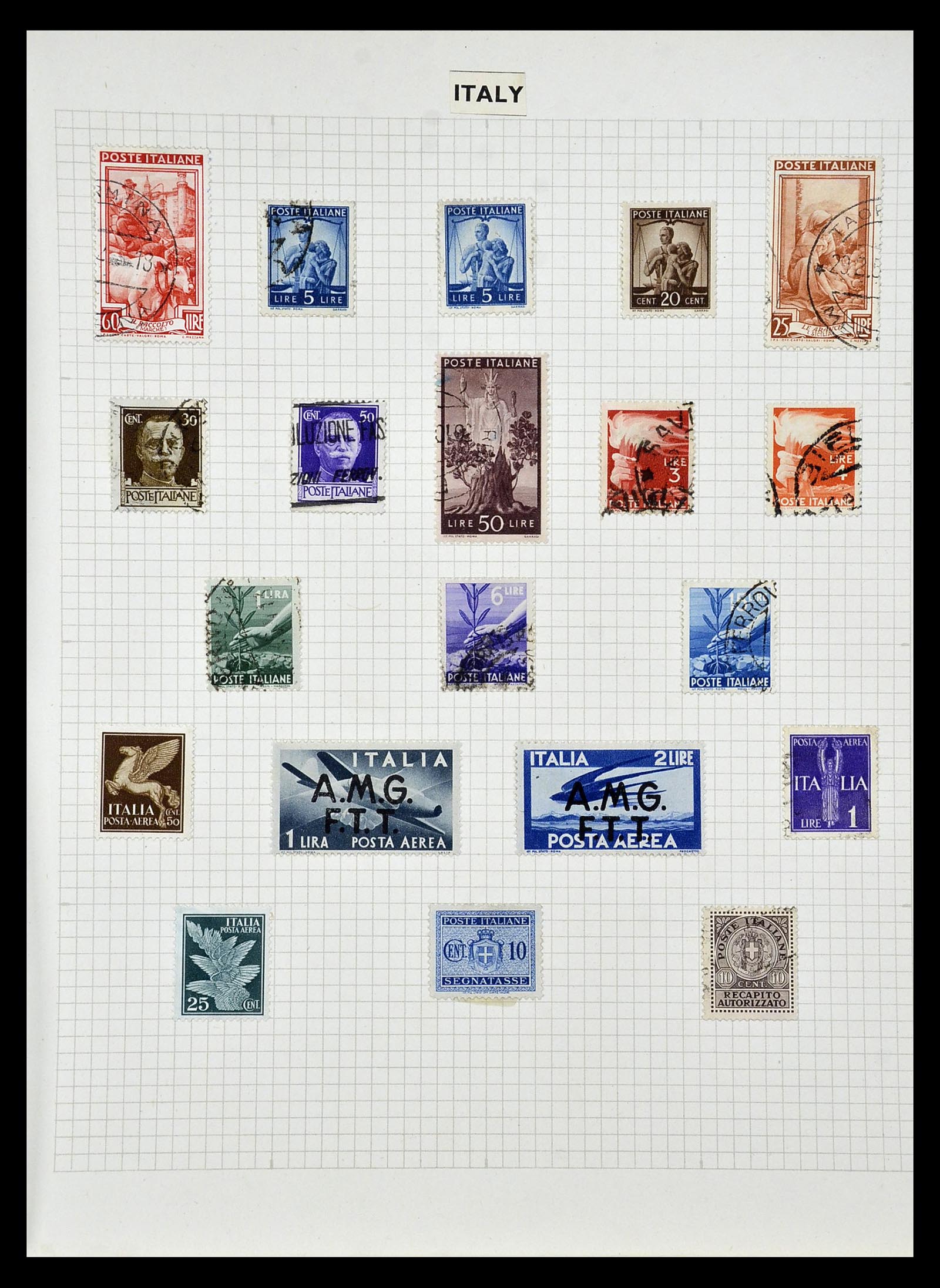 34893 014 - Postzegelverzameling 34893 Engeland en koloniën 1840-1960.