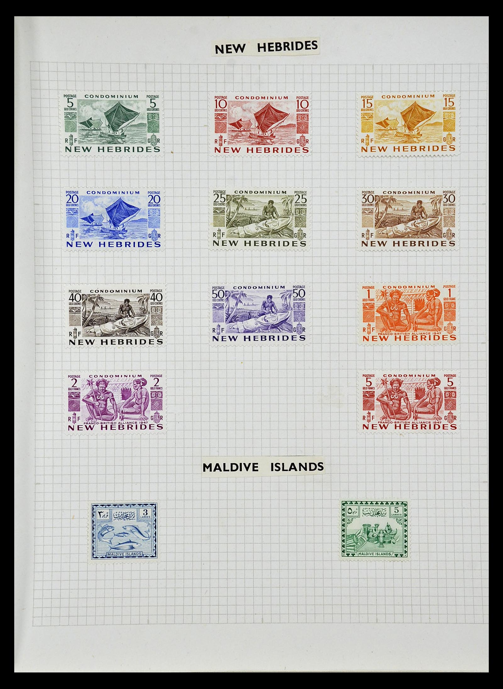 34893 020 - Postzegelverzameling 34893 Engeland en koloniën 1840-1960.