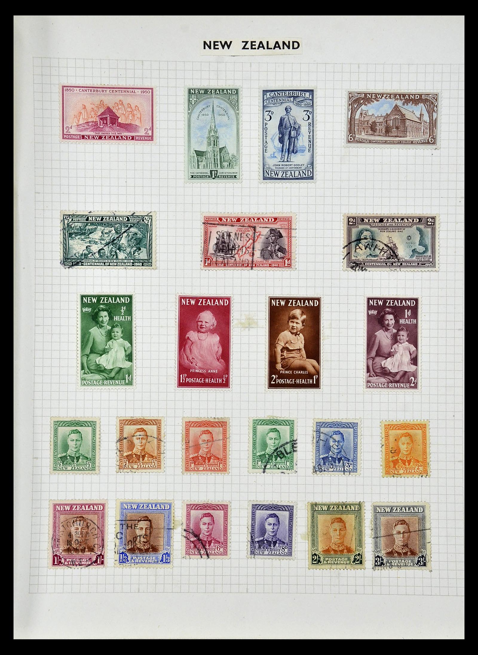 34893 021 - Postzegelverzameling 34893 Engeland en koloniën 1840-1960.