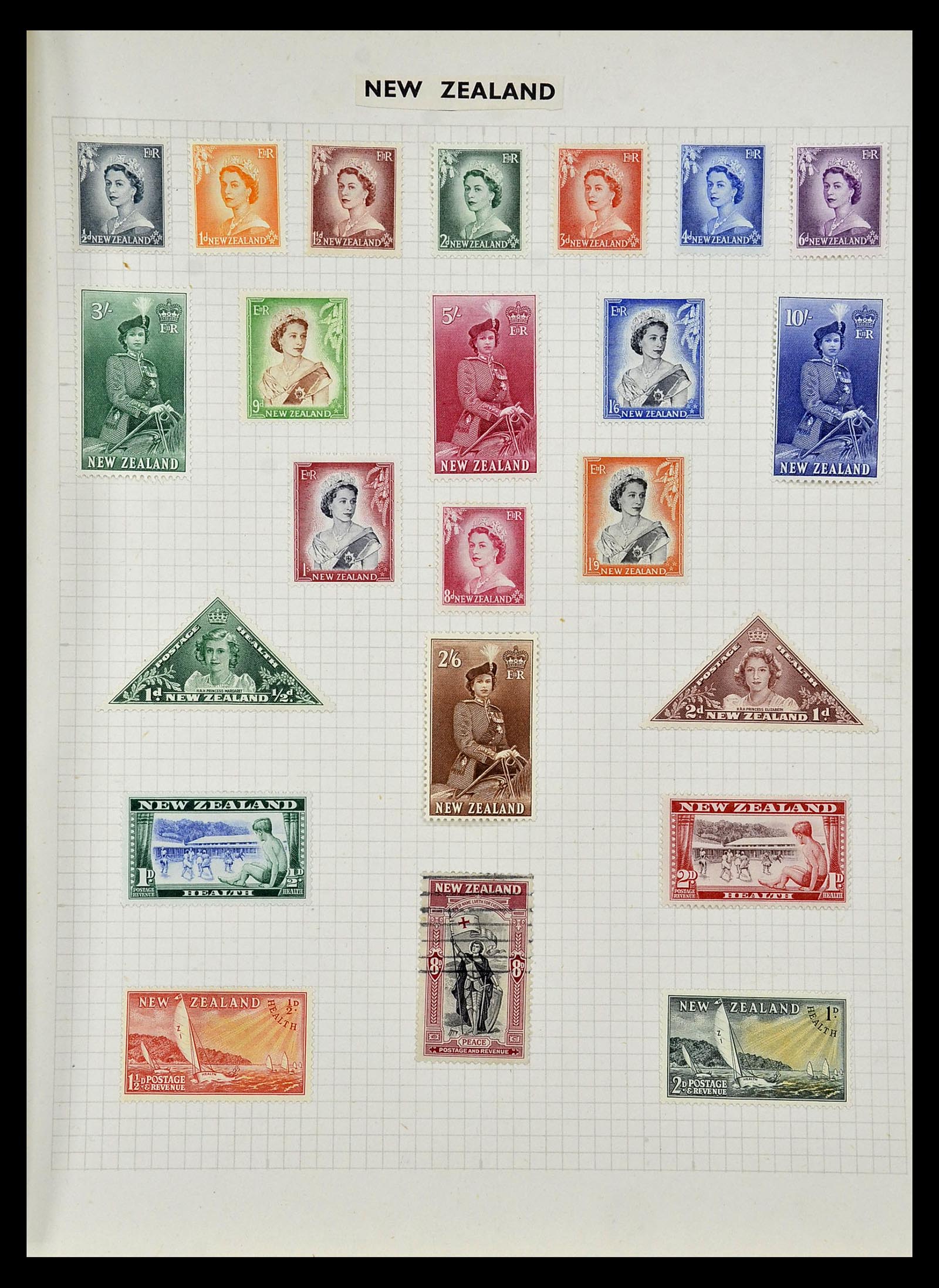 34893 022 - Postzegelverzameling 34893 Engeland en koloniën 1840-1960.