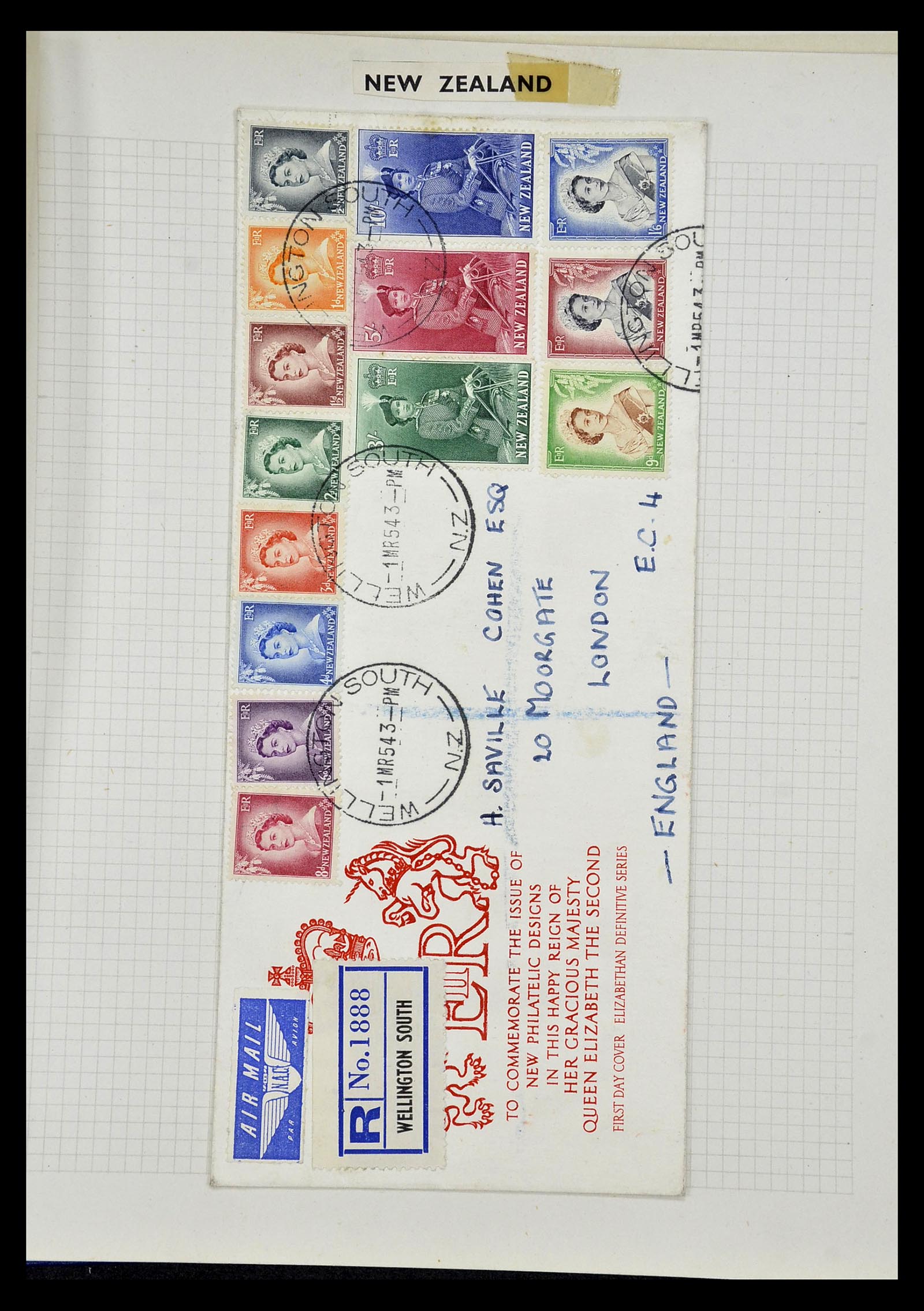 34893 024 - Postzegelverzameling 34893 Engeland en koloniën 1840-1960.