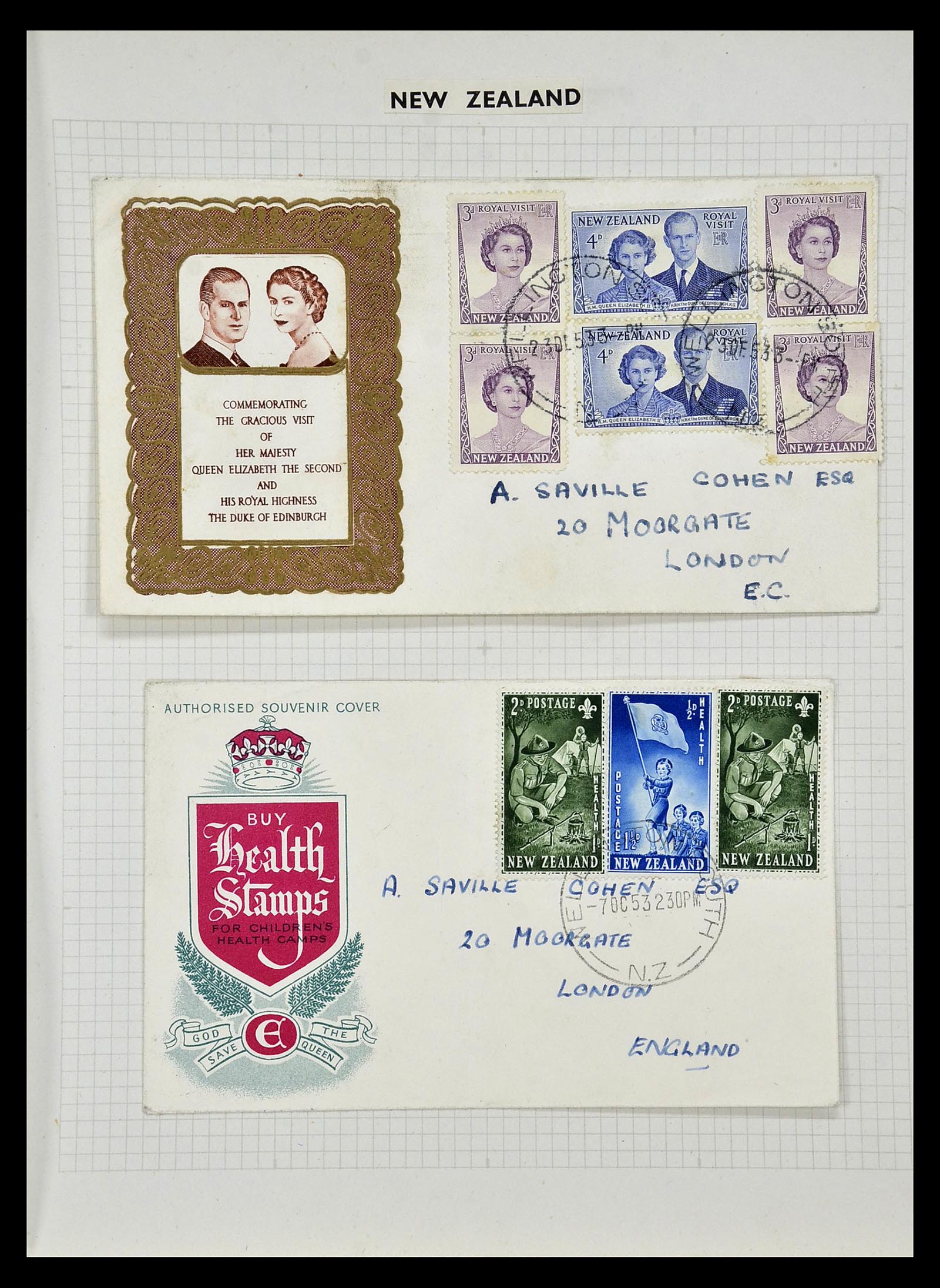 34893 025 - Postzegelverzameling 34893 Engeland en koloniën 1840-1960.