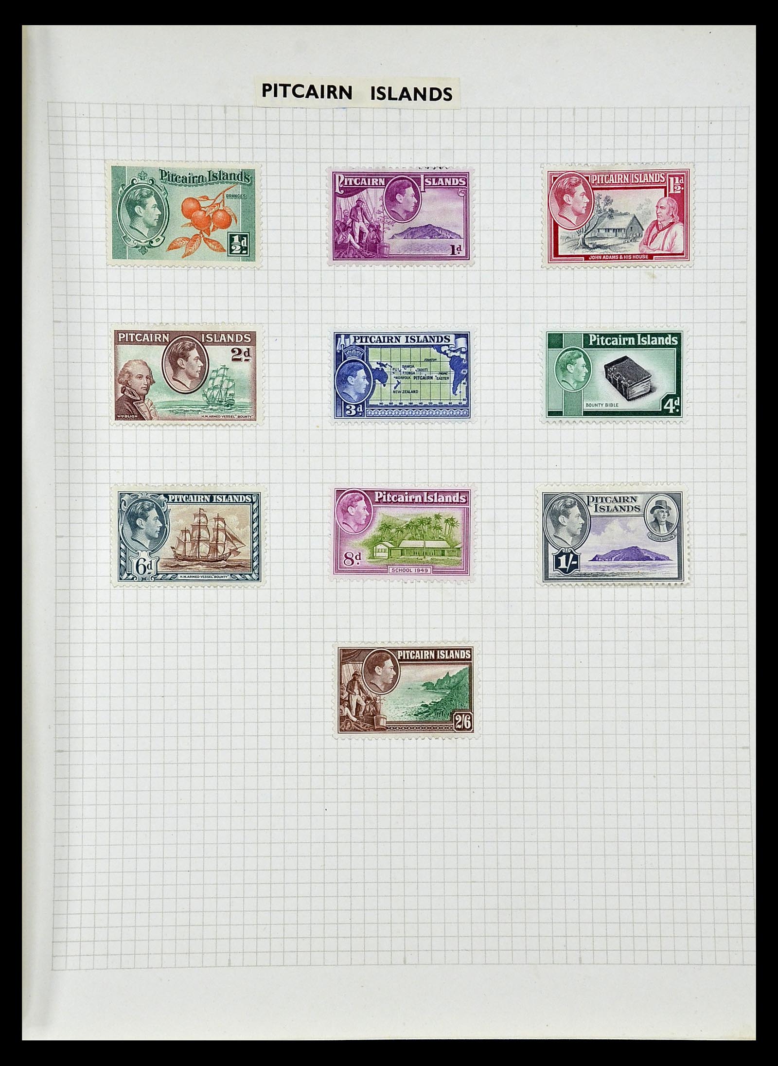 34893 030 - Postzegelverzameling 34893 Engeland en koloniën 1840-1960.