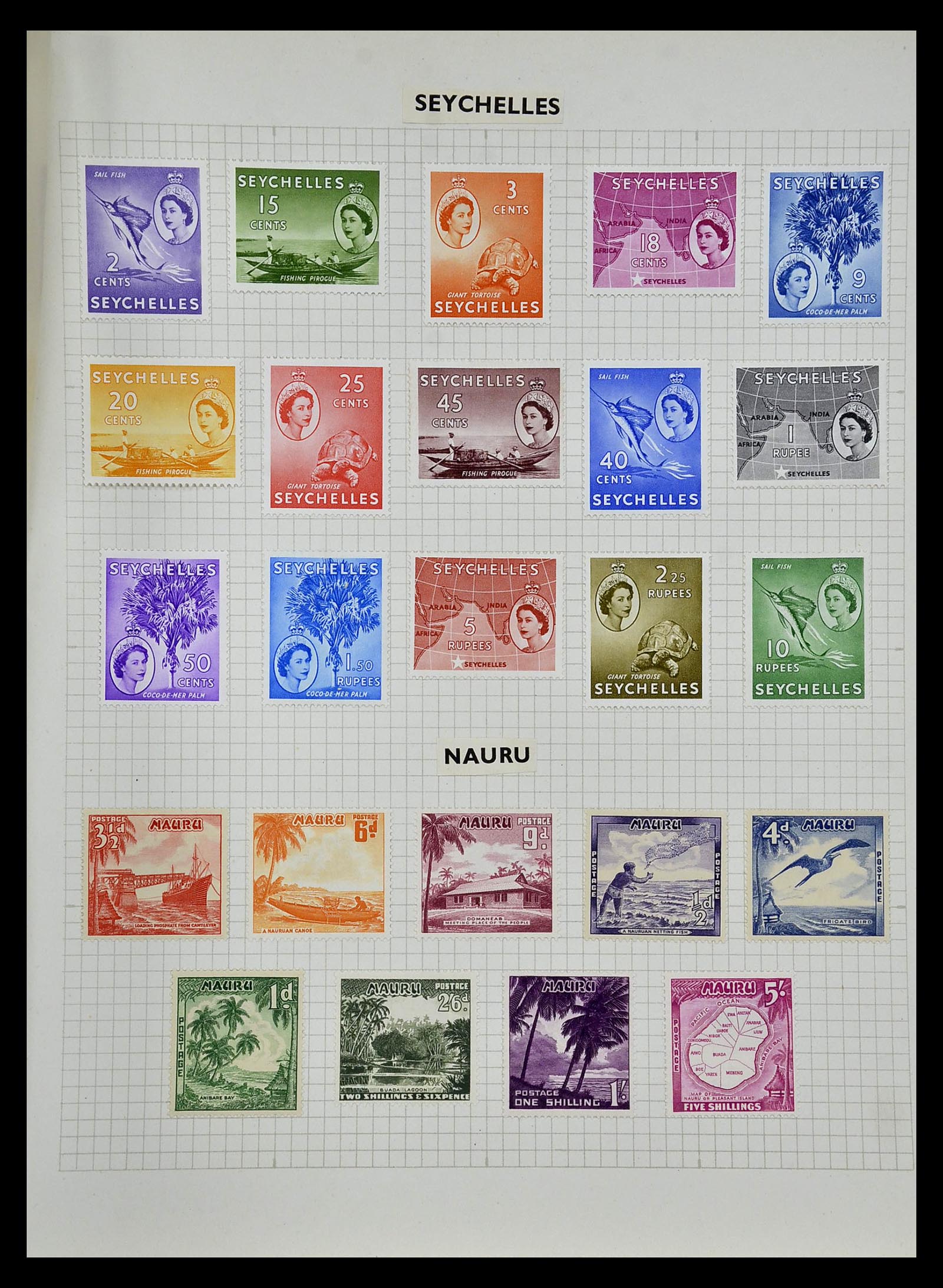 34893 031 - Postzegelverzameling 34893 Engeland en koloniën 1840-1960.