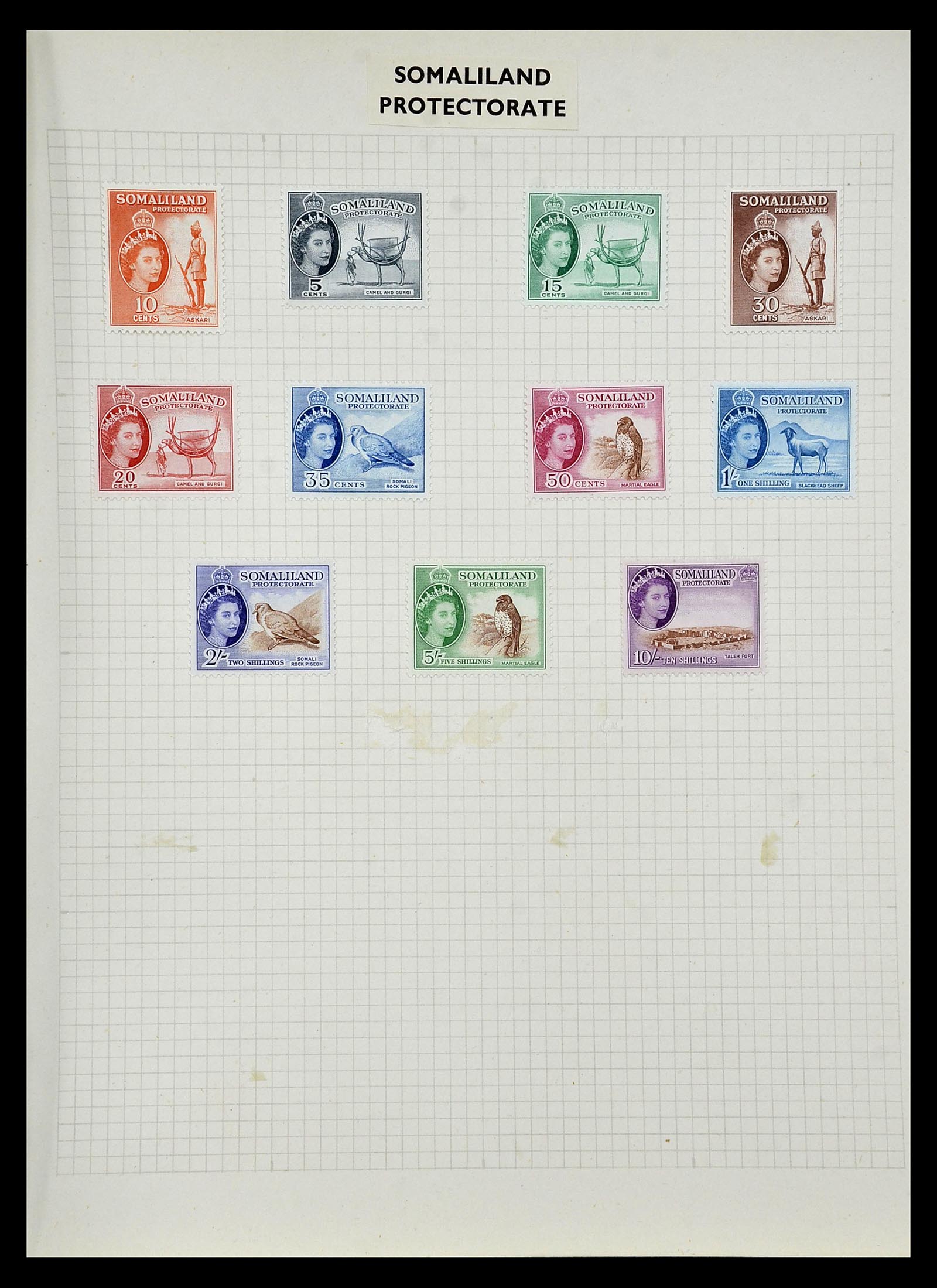 34893 034 - Postzegelverzameling 34893 Engeland en koloniën 1840-1960.