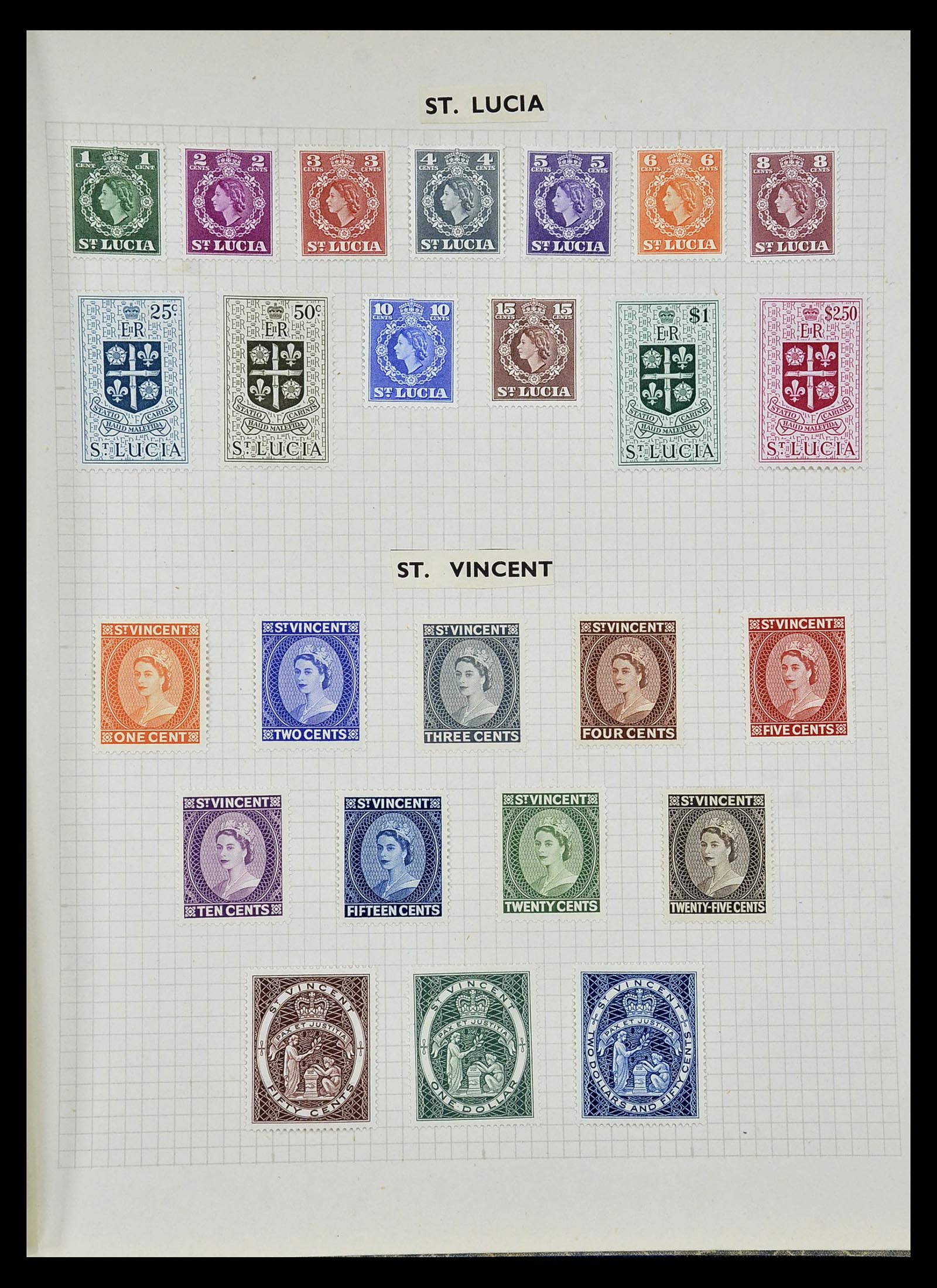 34893 042 - Postzegelverzameling 34893 Engeland en koloniën 1840-1960.
