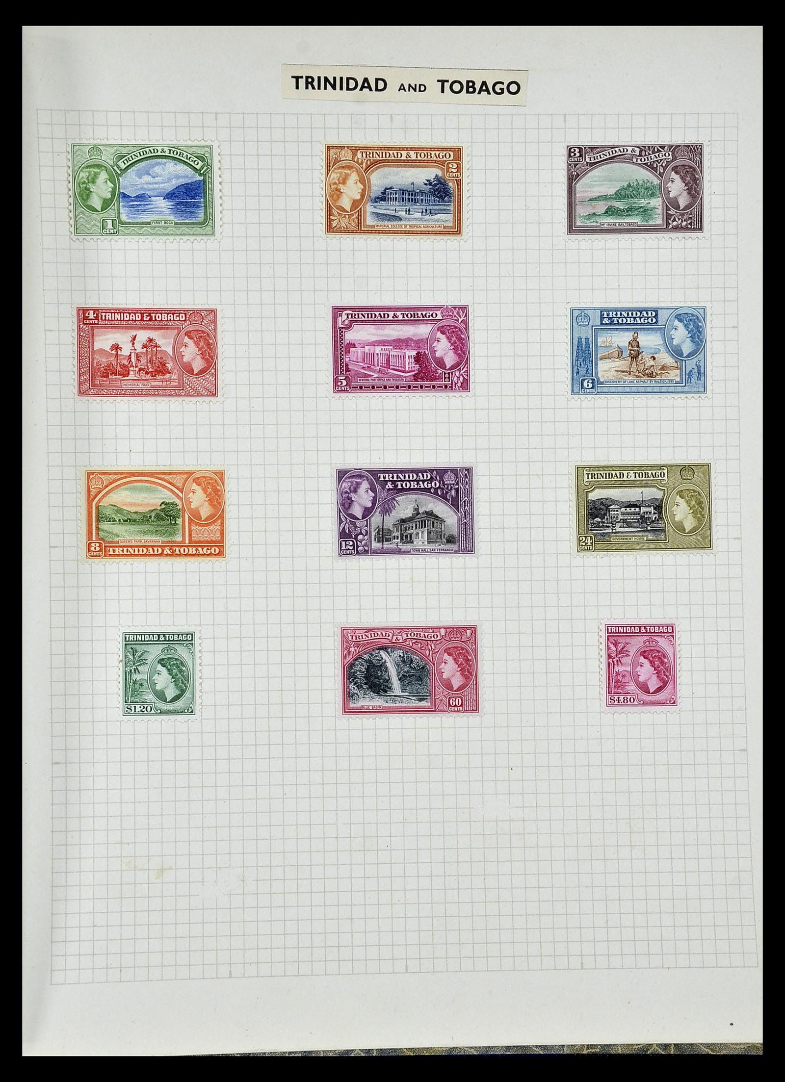 34893 044 - Postzegelverzameling 34893 Engeland en koloniën 1840-1960.