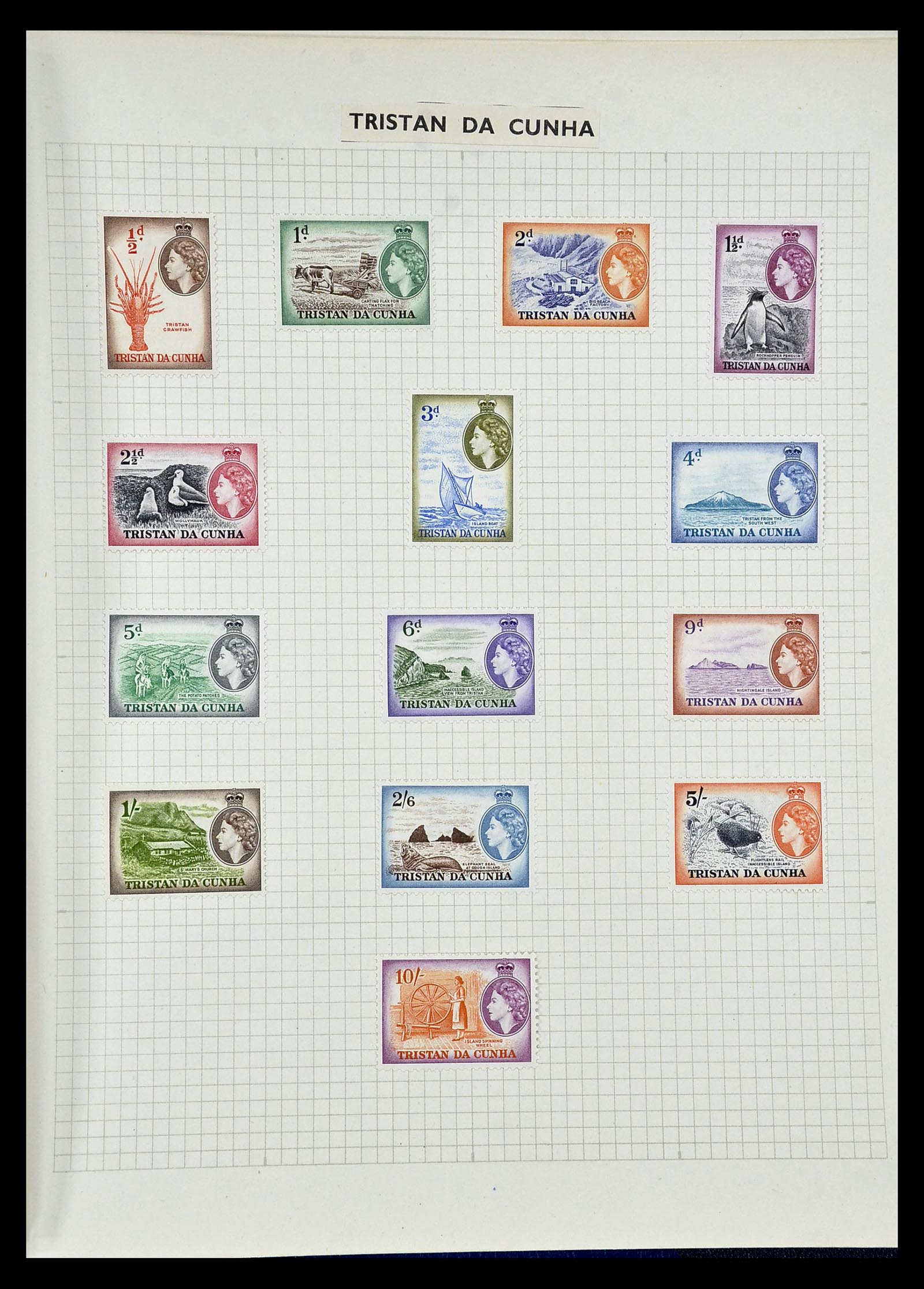 34893 045 - Postzegelverzameling 34893 Engeland en koloniën 1840-1960.