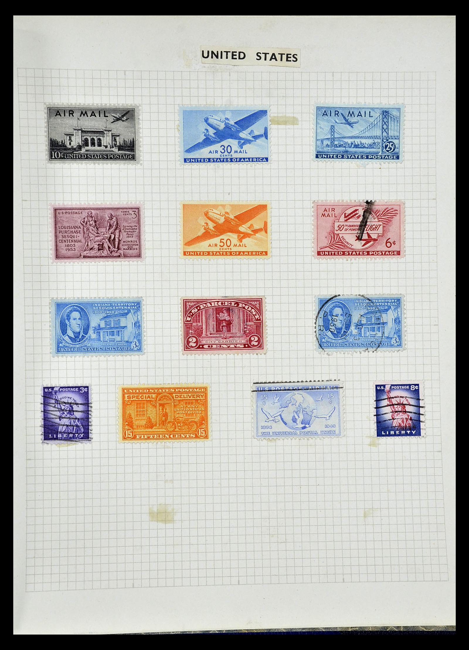 34893 047 - Postzegelverzameling 34893 Engeland en koloniën 1840-1960.