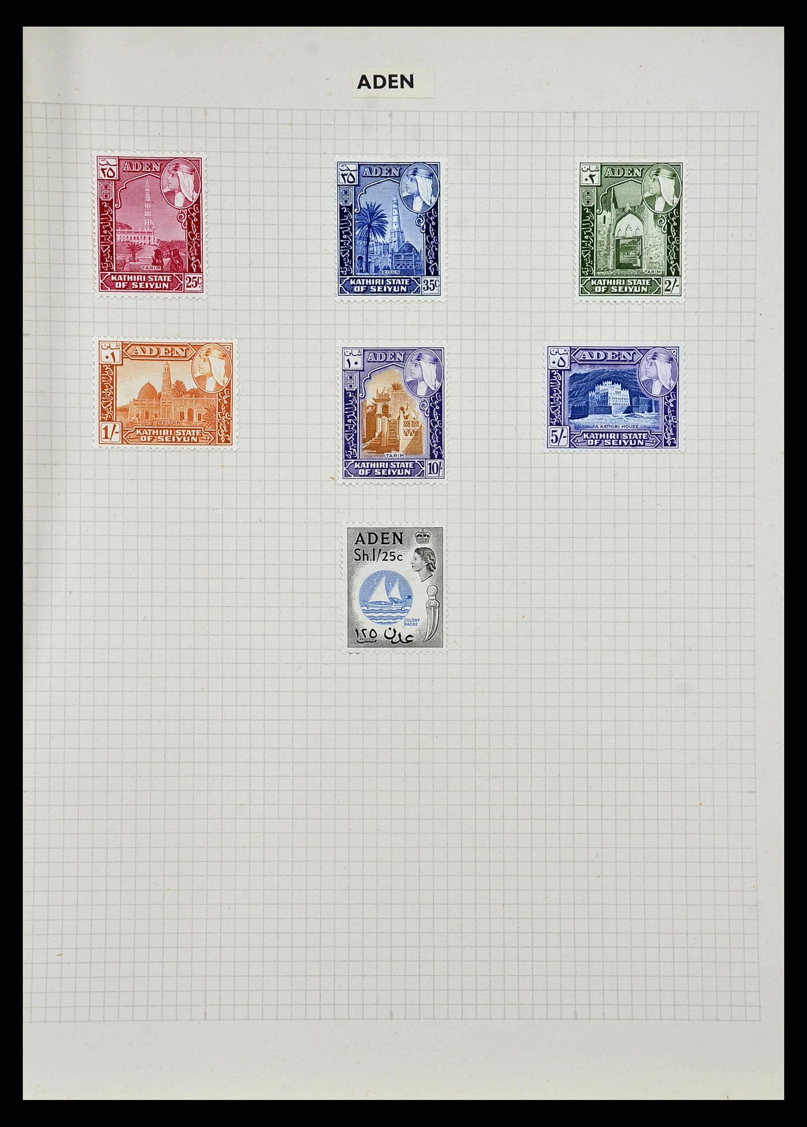 34893 051 - Postzegelverzameling 34893 Engeland en koloniën 1840-1960.