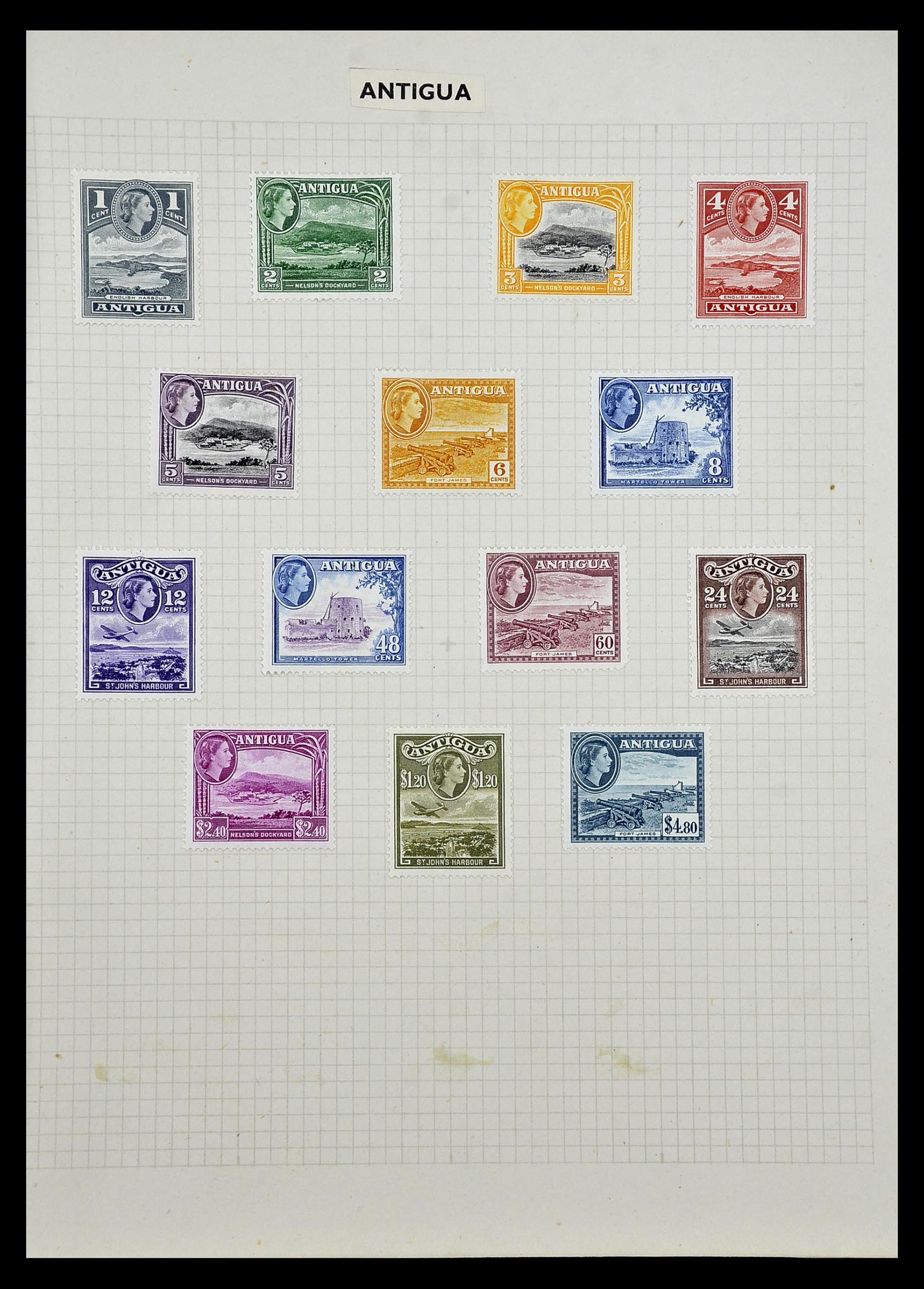 34893 052 - Postzegelverzameling 34893 Engeland en koloniën 1840-1960.