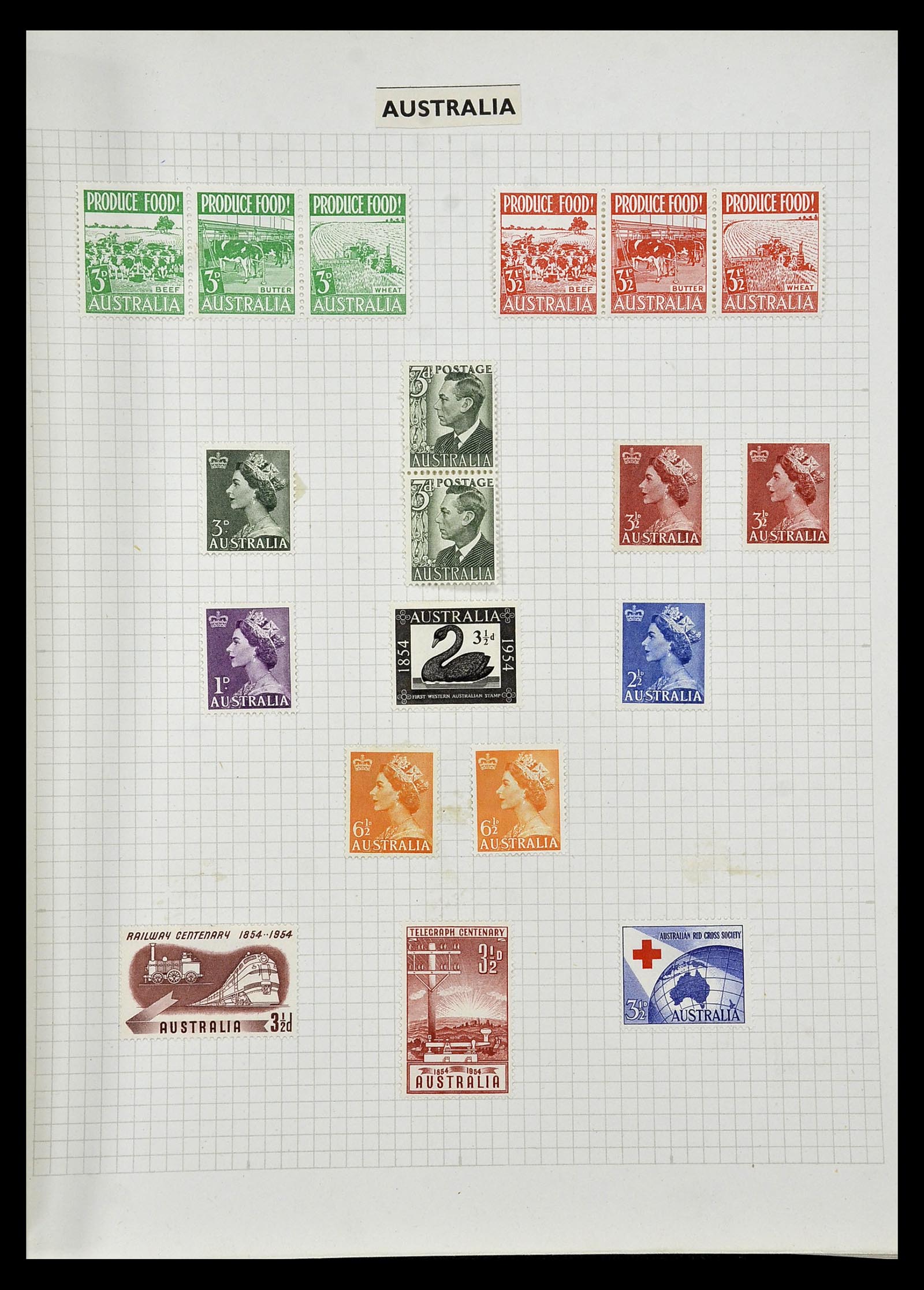 34893 055 - Postzegelverzameling 34893 Engeland en koloniën 1840-1960.