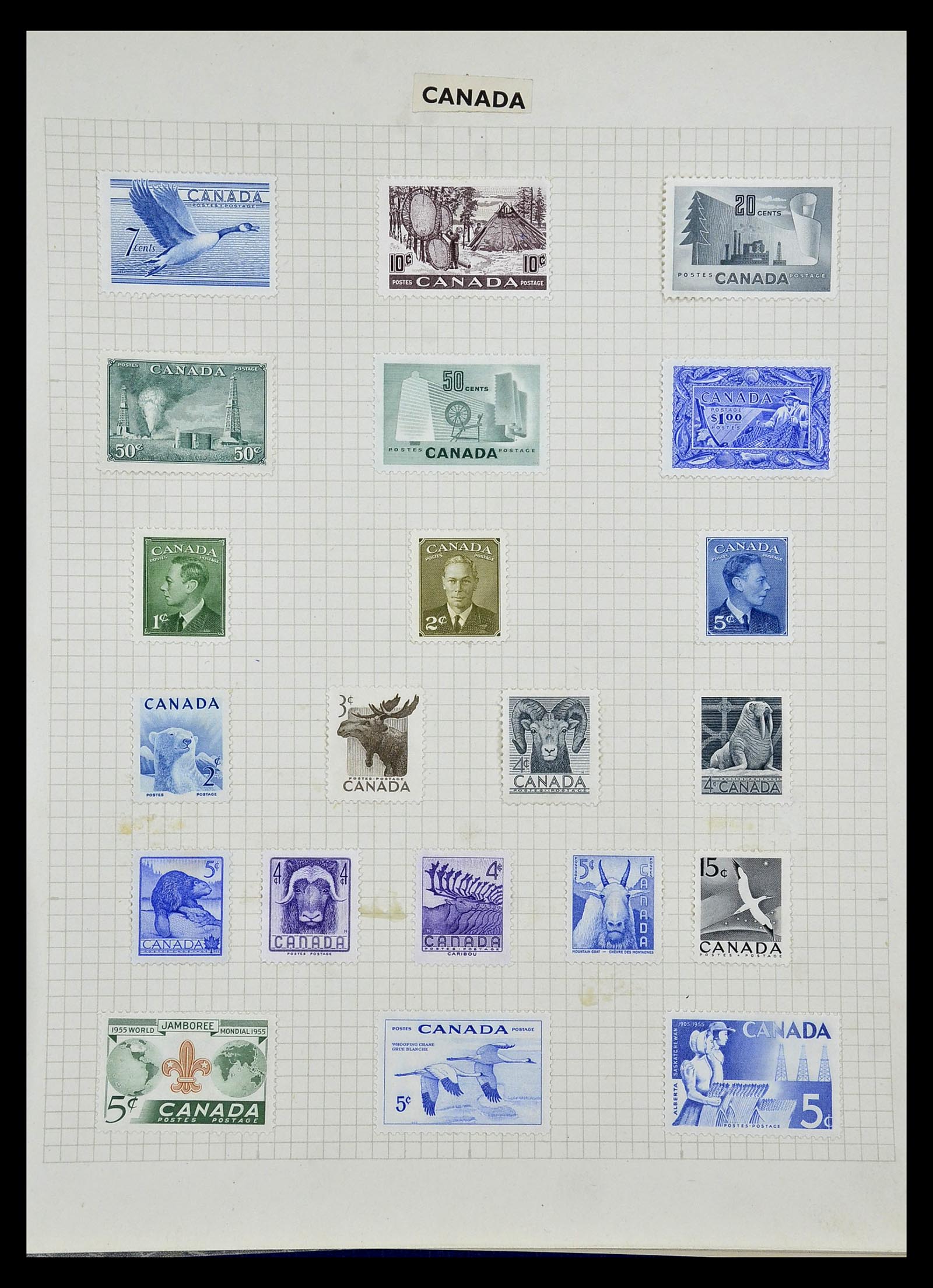 34893 066 - Stamp Collection 34893 Great Britain and colonies 1840-1960.