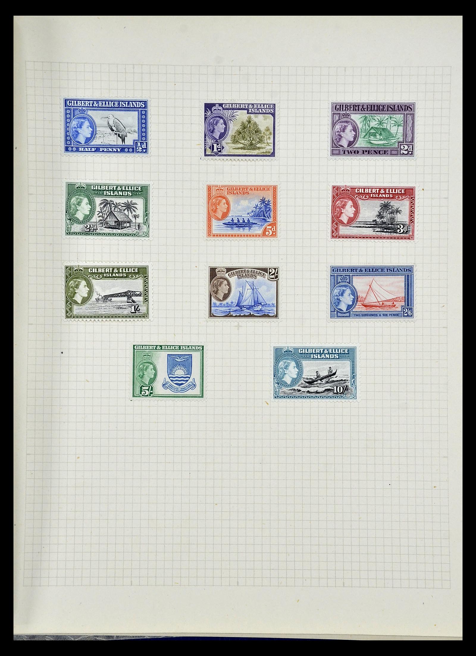 34893 082 - Postzegelverzameling 34893 Engeland en koloniën 1840-1960.