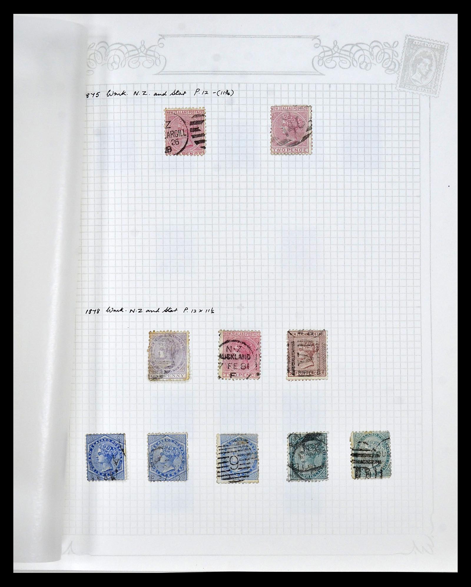 34901 007 - Stamp Collection 34901 New Zealand 1862-1970.