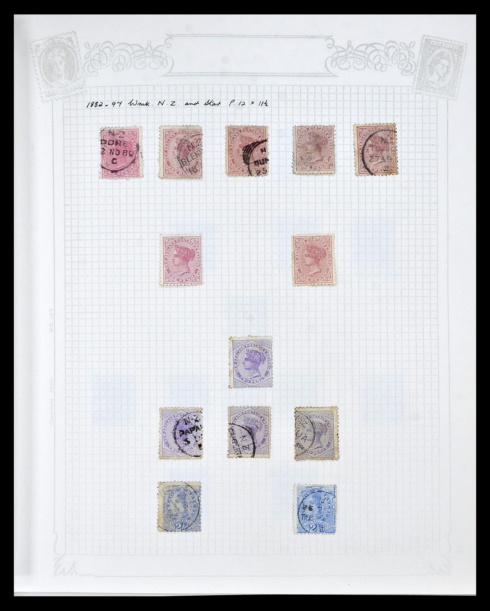 34901 008 - Postzegelverzameling 34901 Nieuw Zeeland 1862-1970.