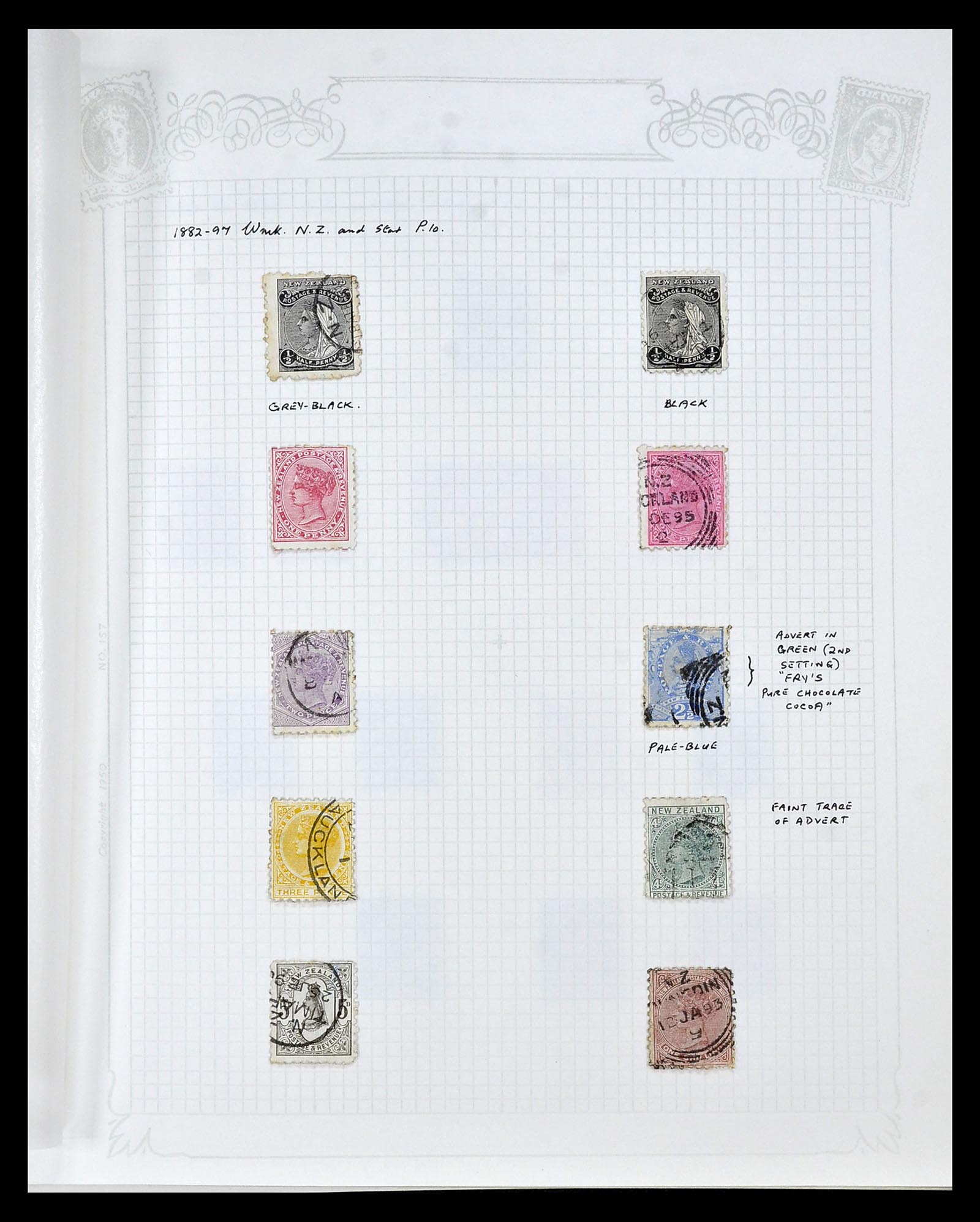 34901 014 - Postzegelverzameling 34901 Nieuw Zeeland 1862-1970.
