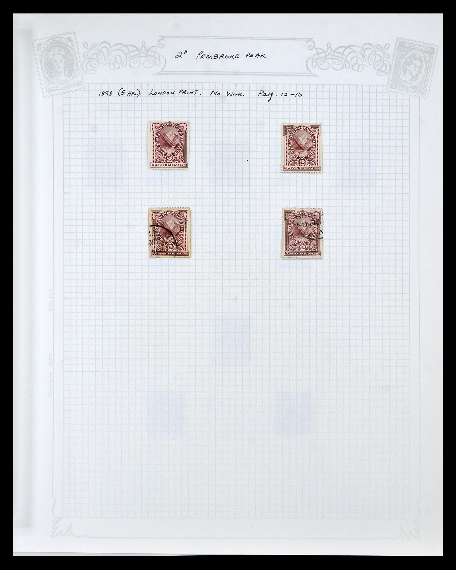 34901 020 - Postzegelverzameling 34901 Nieuw Zeeland 1862-1970.